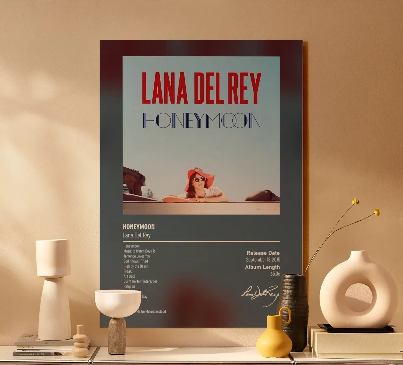 Honeymoon (2015) by Lana Del Rey plexiglass da DGUnder