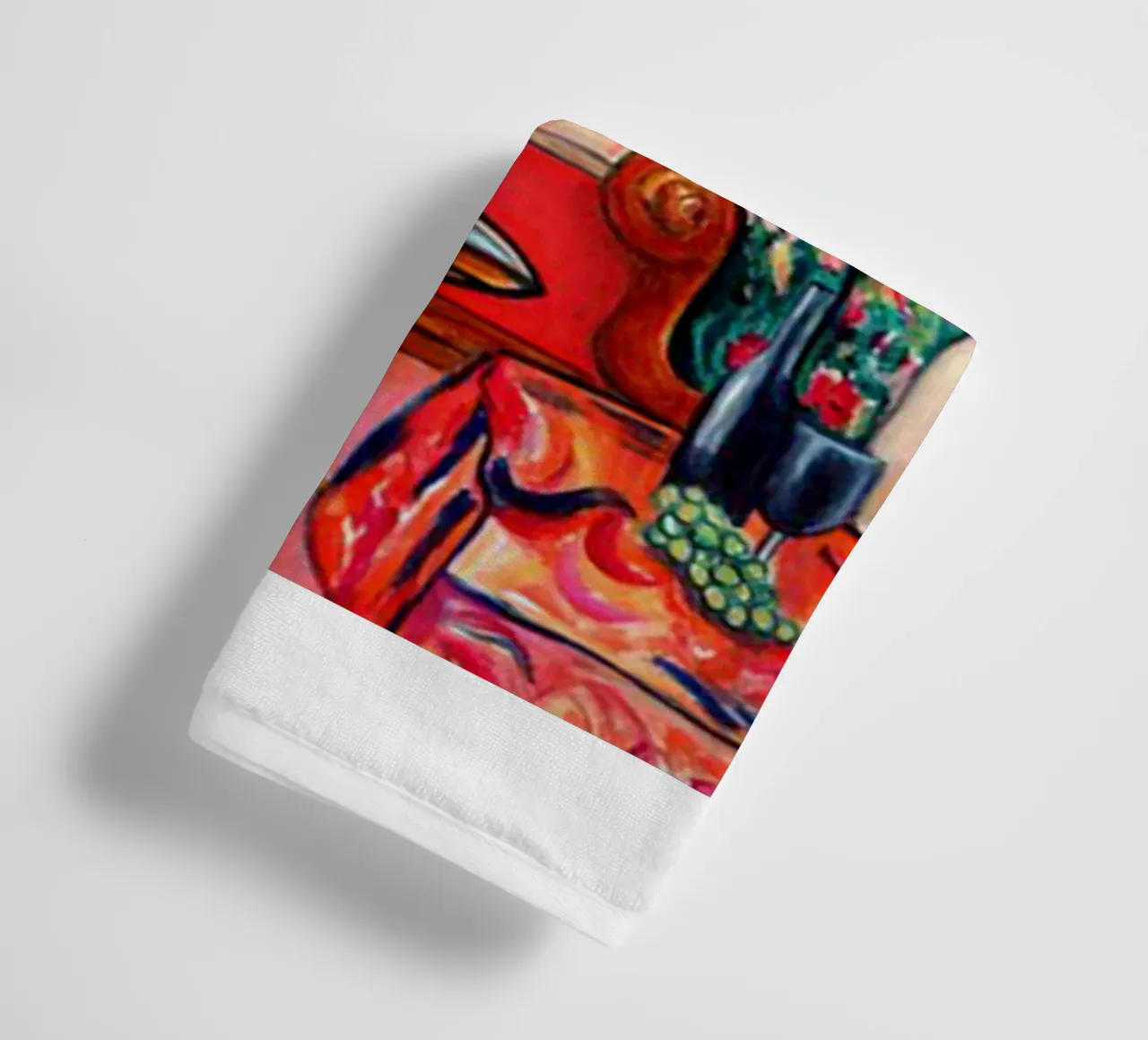 all-red decoration in the house towel by briyan shop