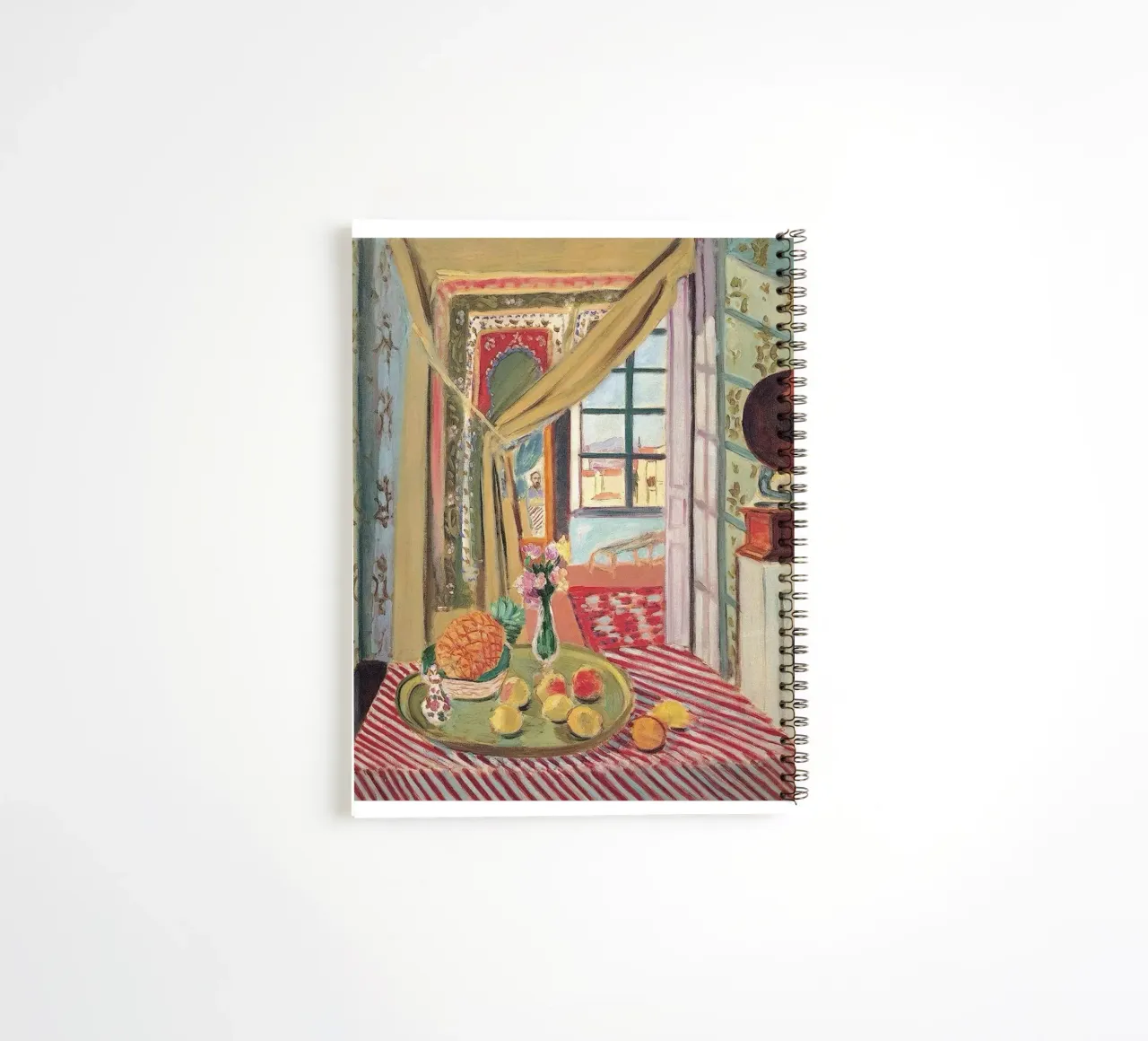 fruit feast on the table spiral notebook by briyan shop