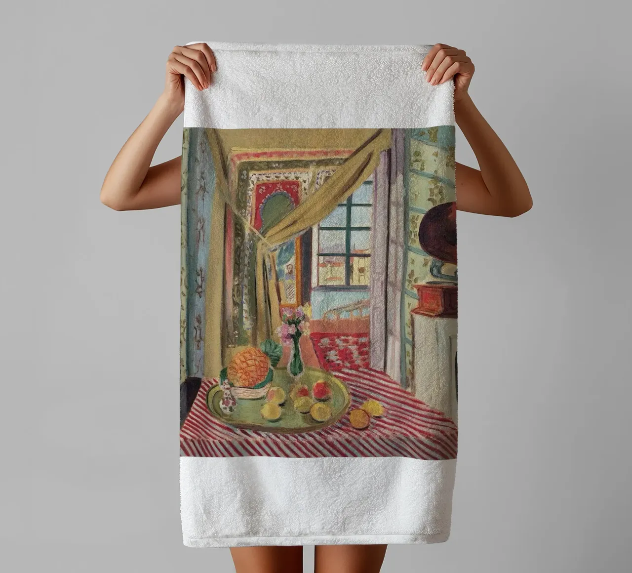 fruit feast on the table towel by briyan shop