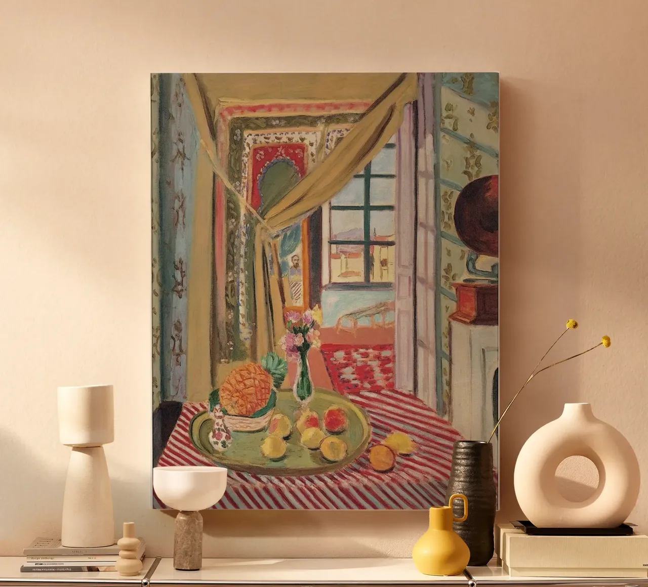 fruit feast on the table canvas by briyan shop