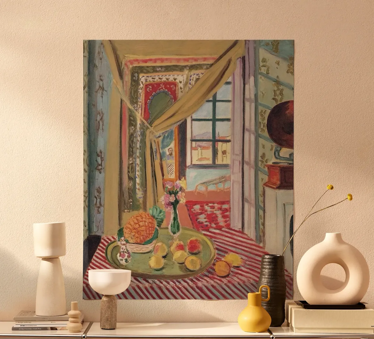 fruit feast on the table poster by briyan shop
