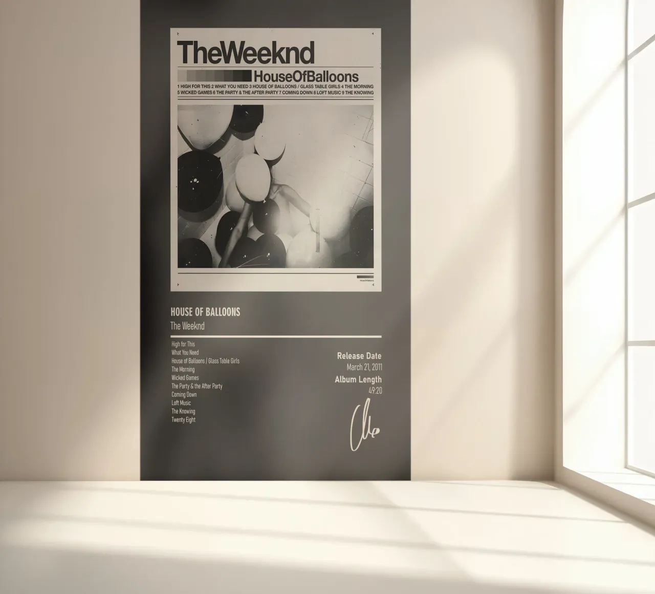 House of Balloons By The Weeknd photo wallpaper by DGUnder