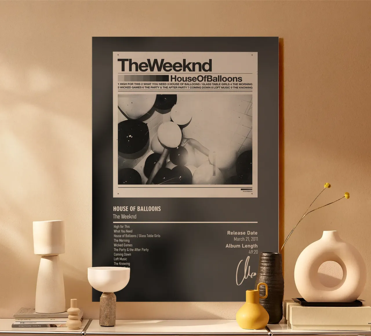 House of Balloons By The Weeknd forex-plaat van DGUnder