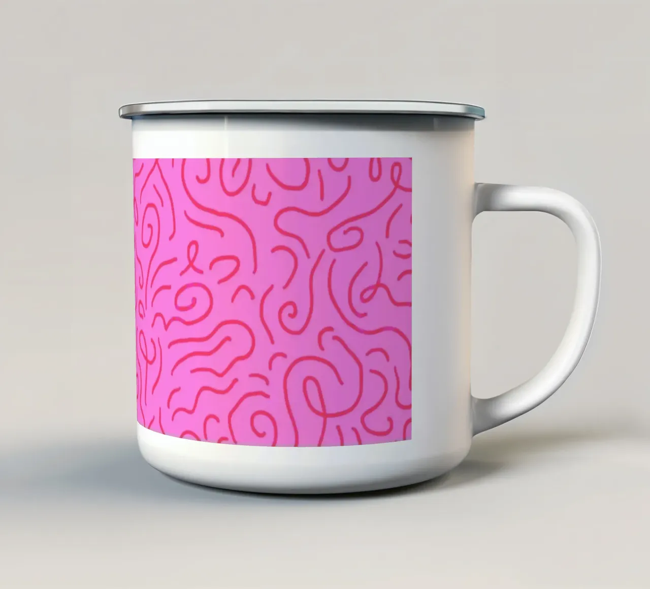 Proprio qui, proprio ora tazza in smalto da Kintsugi99