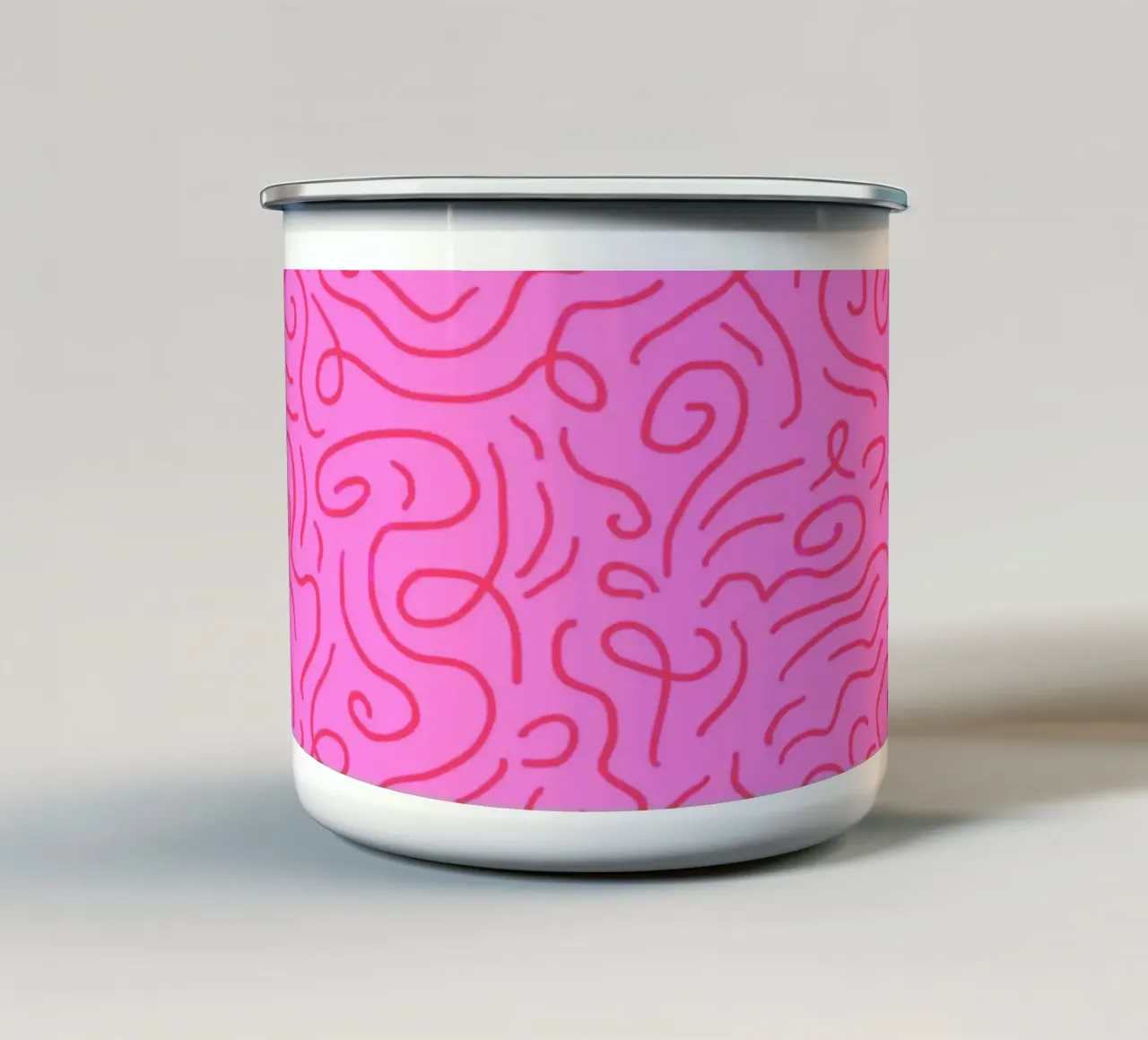Proprio qui, proprio ora tazza in smalto da Kintsugi99
