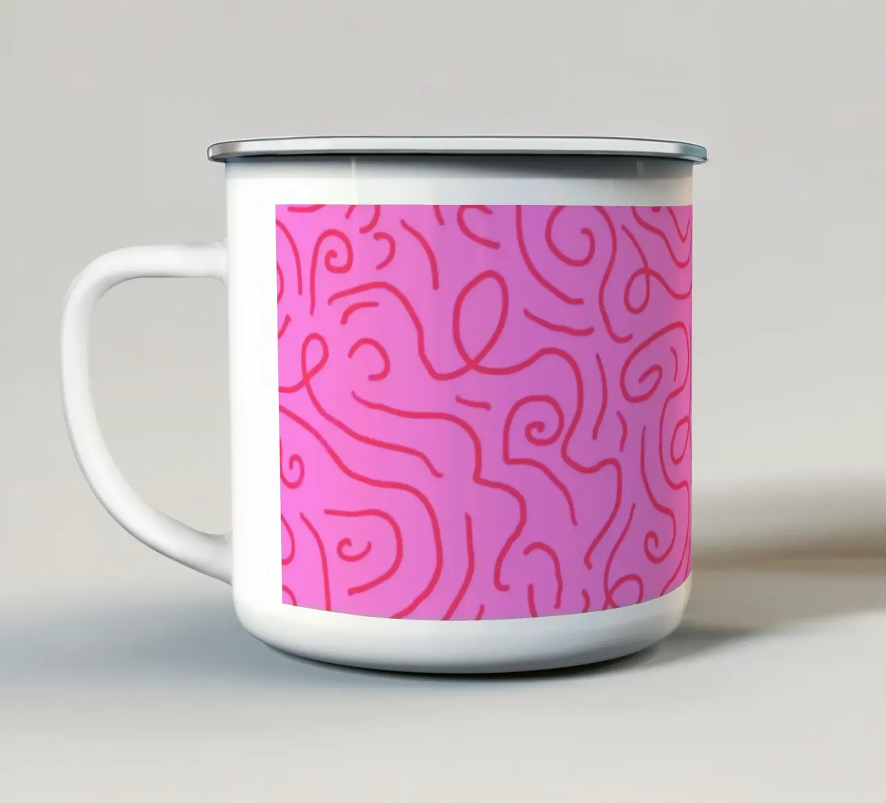 Proprio qui, proprio ora tazza in smalto da Kintsugi99