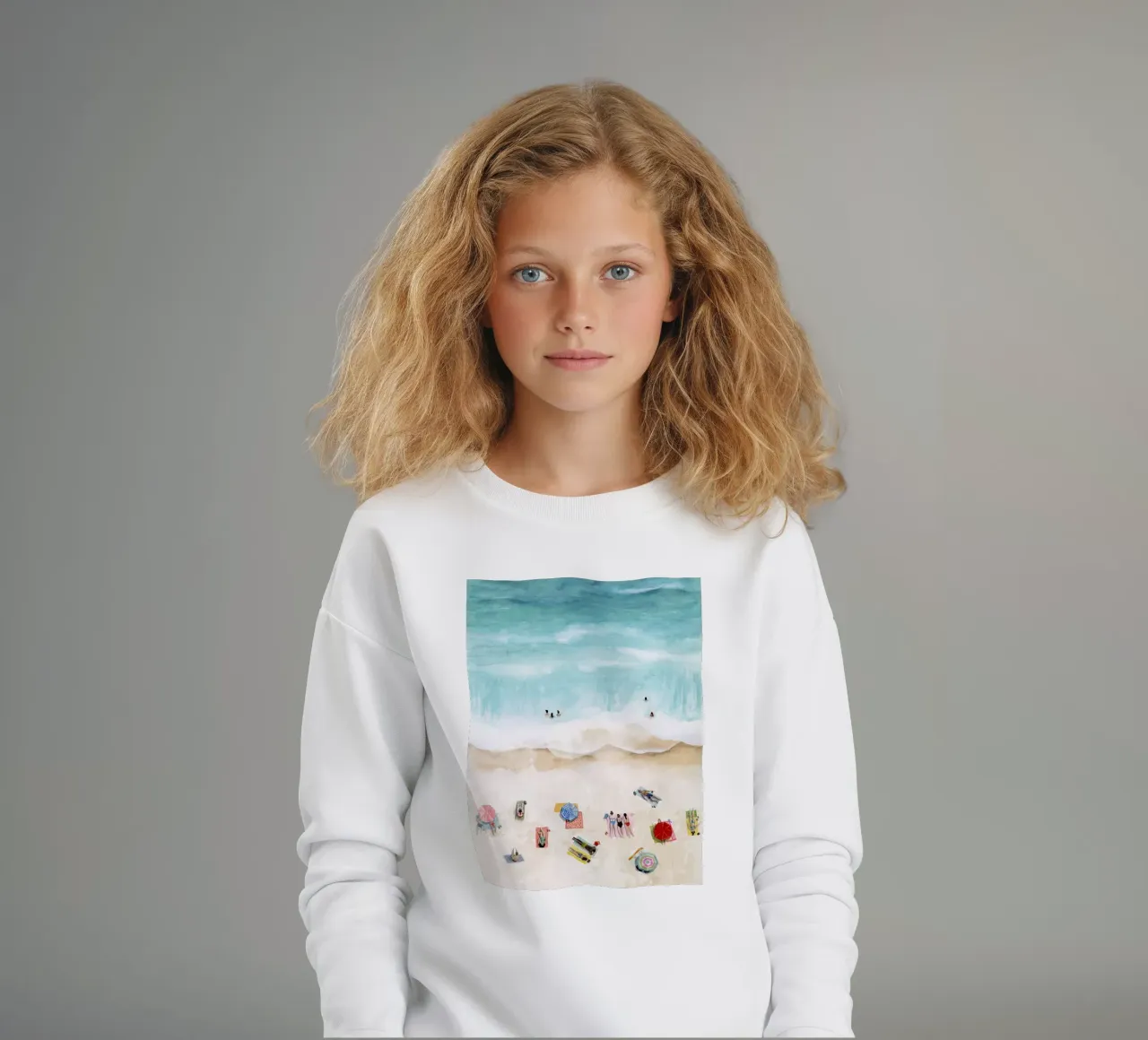 Semana de playa I - Grace Popp sudadera para niño de medineprint