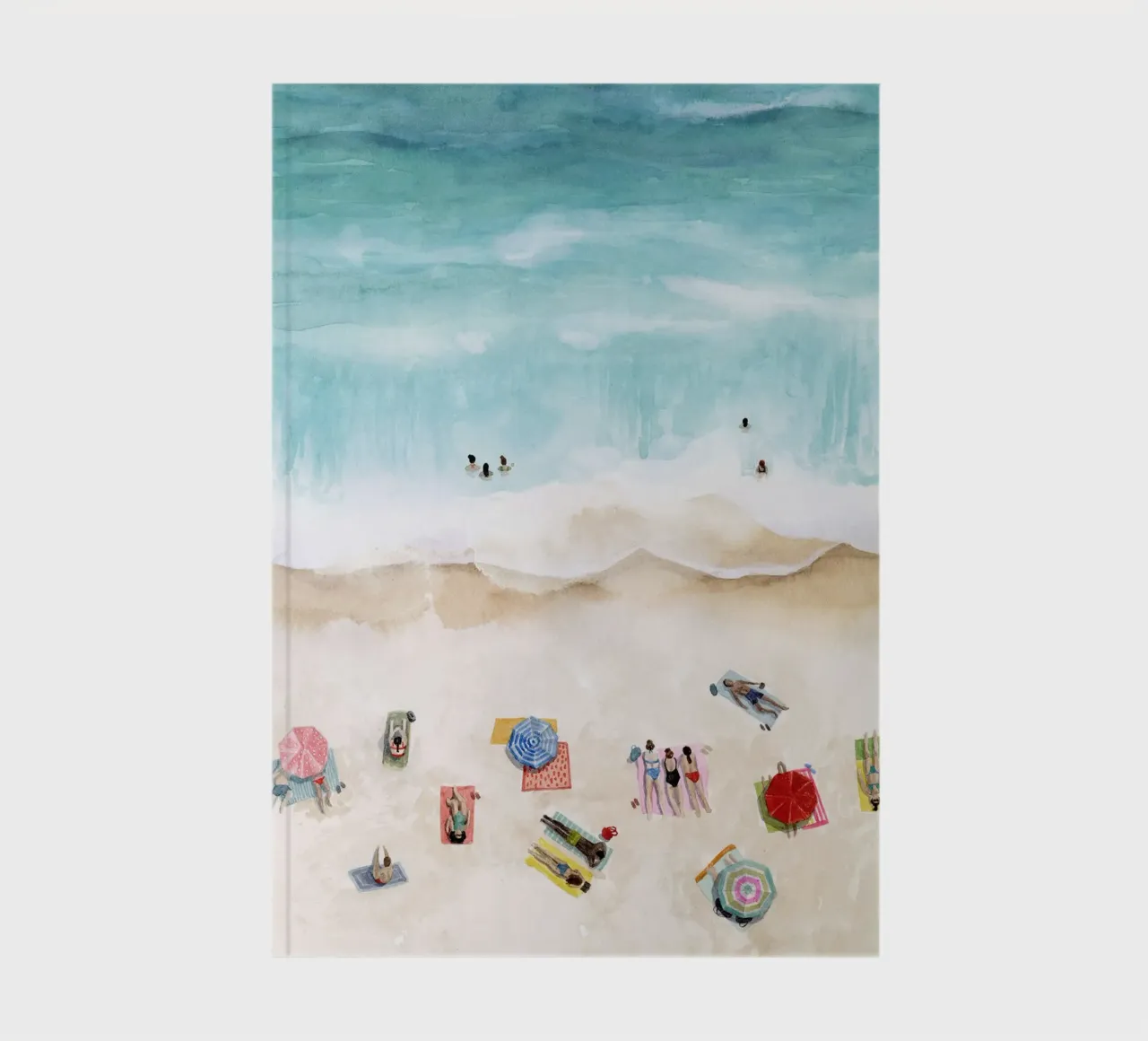 Beach Week I - Grace Popp notebook by medineprint