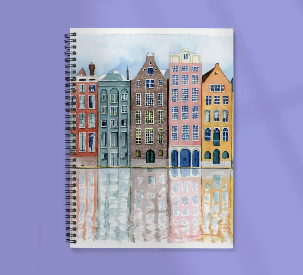 Neighborhood I - Grace Popp spiral notebook by medineprint