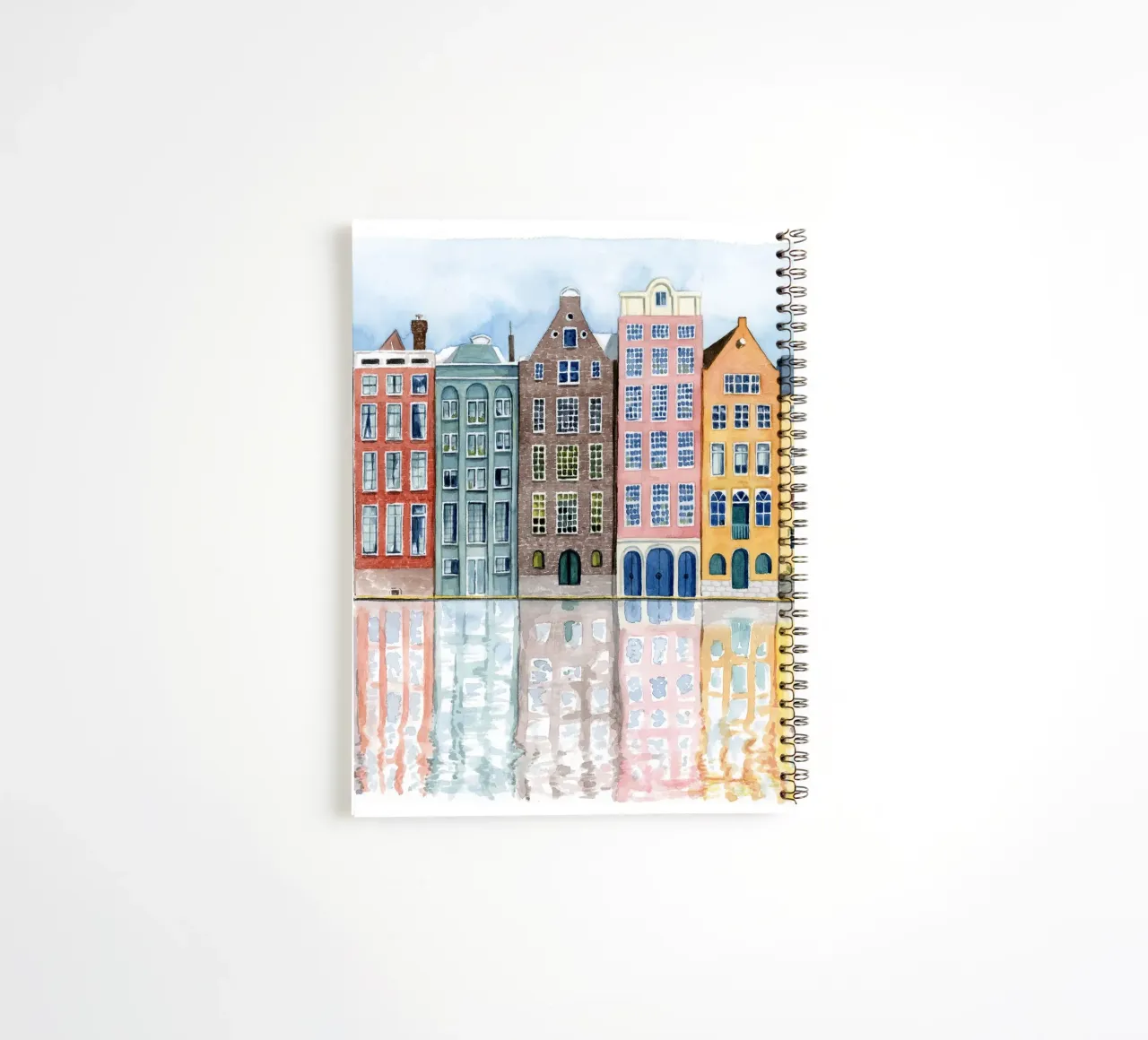 Neighborhood I - Grace Popp spiral notebook by medineprint