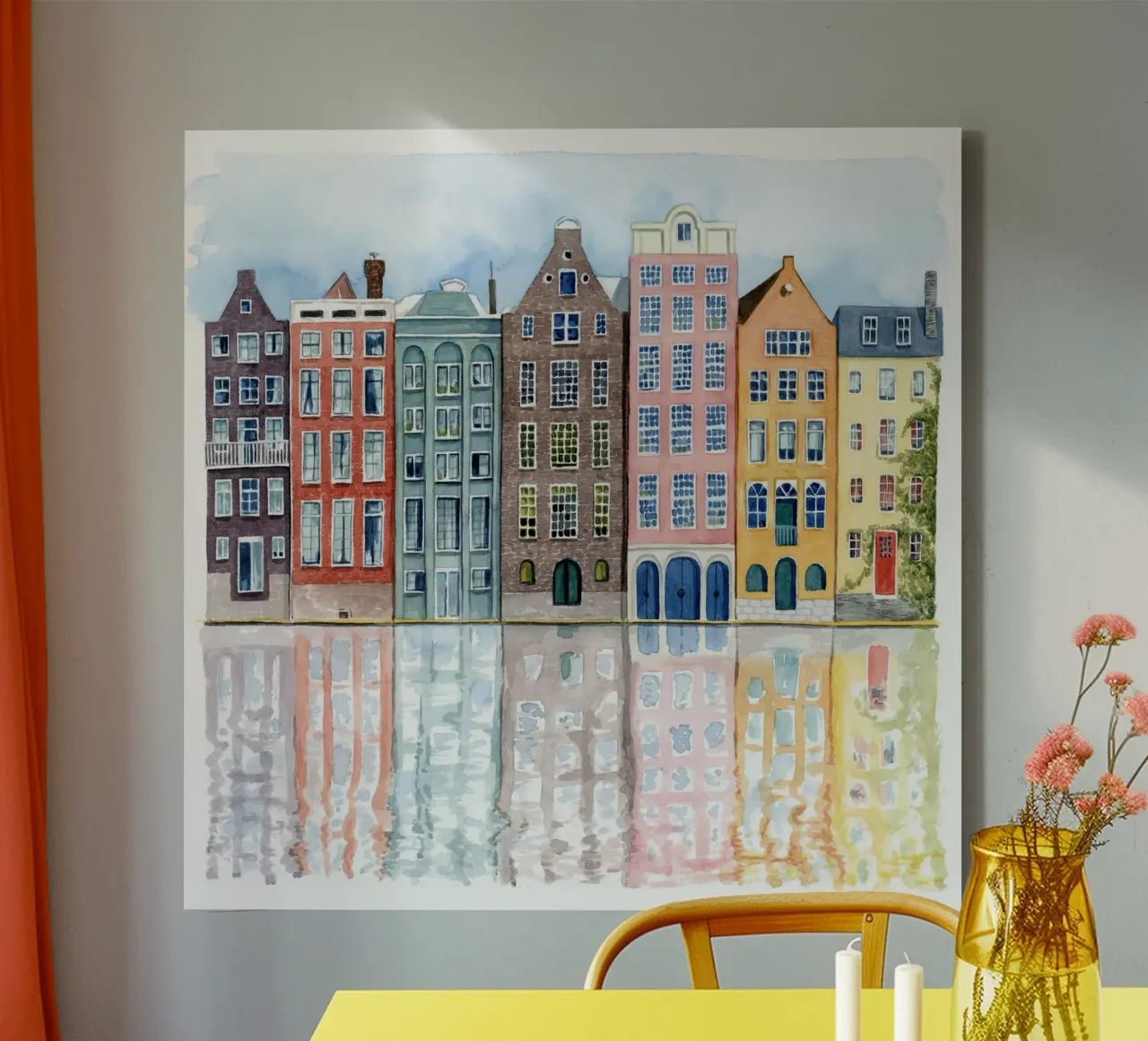 Neighborhood I - Grace Popp canvas by medineprint