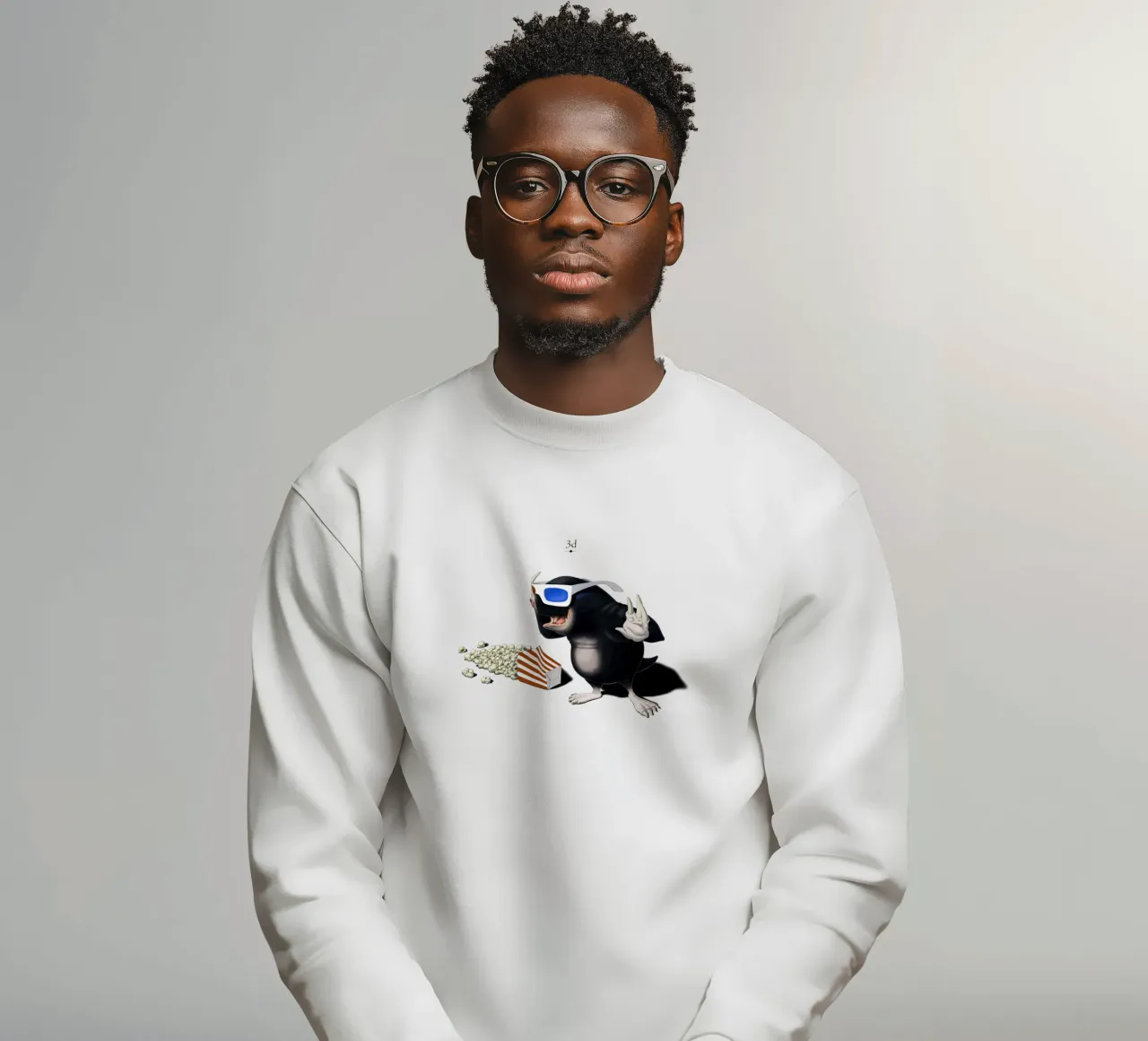 3D (Titled) felpa da Rob Art | Illustration