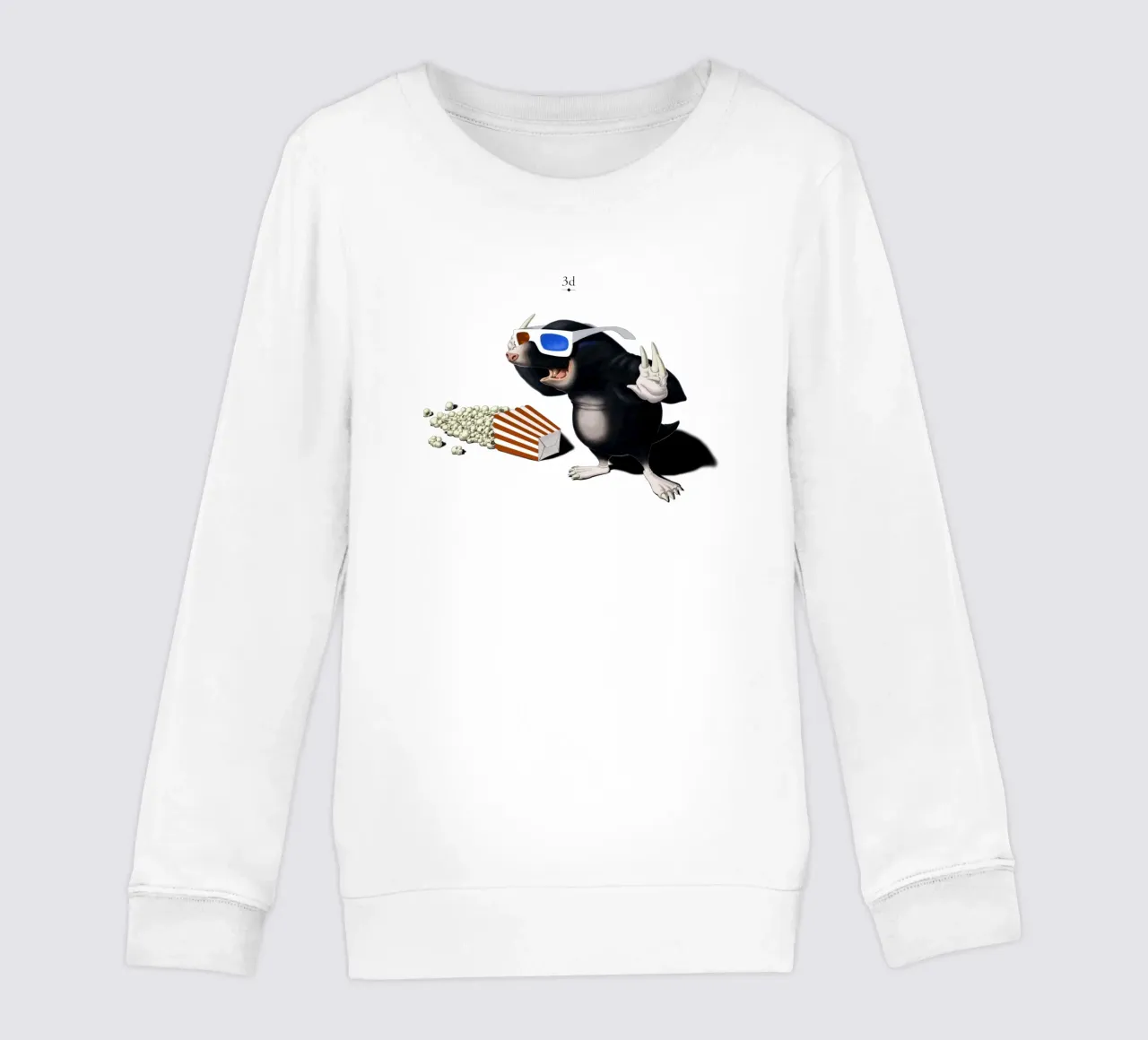 3D (Titled) felpa bambino da Rob Art | Illustration