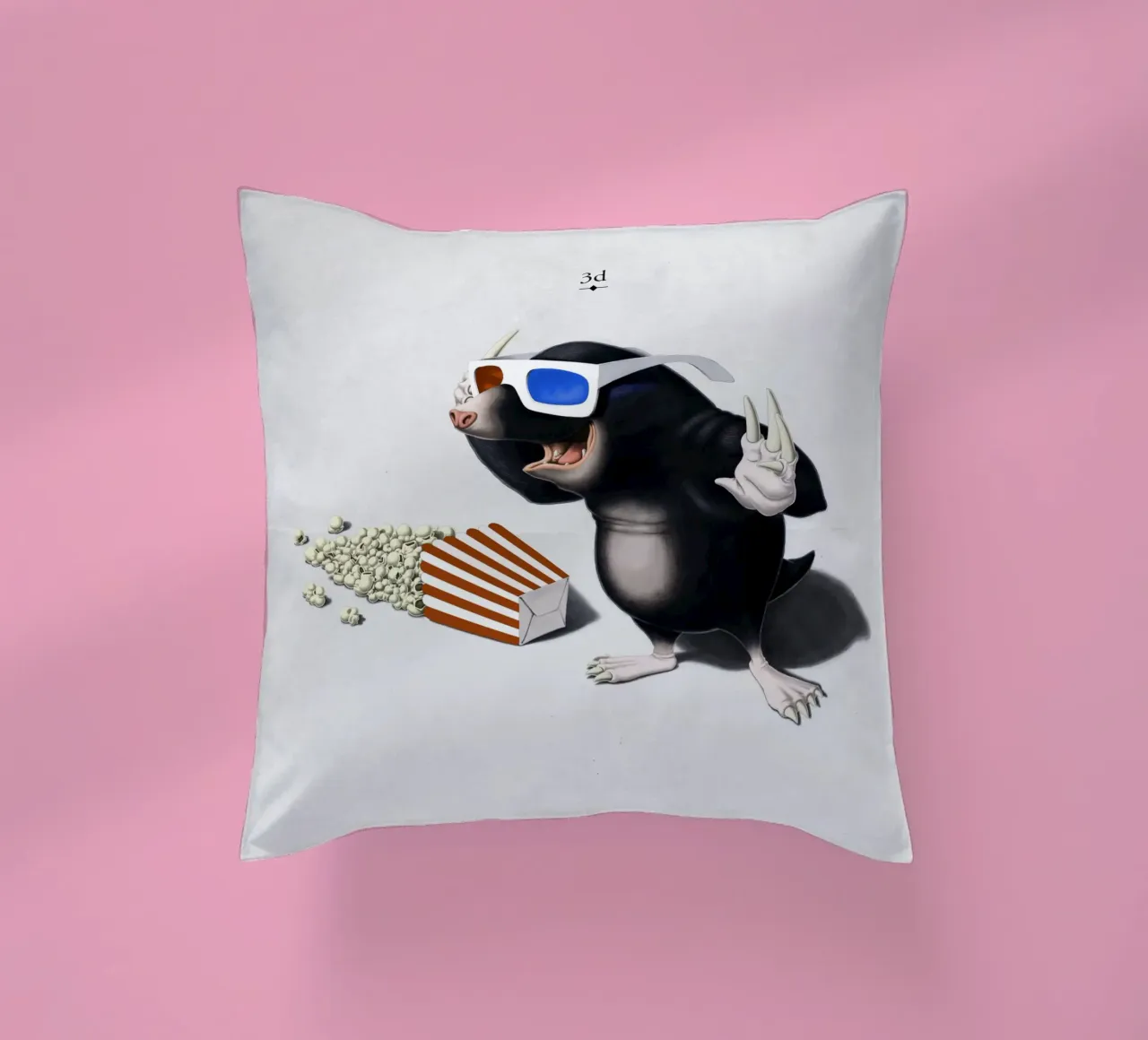 3D (Titled) cuscino da Rob Art | Illustration