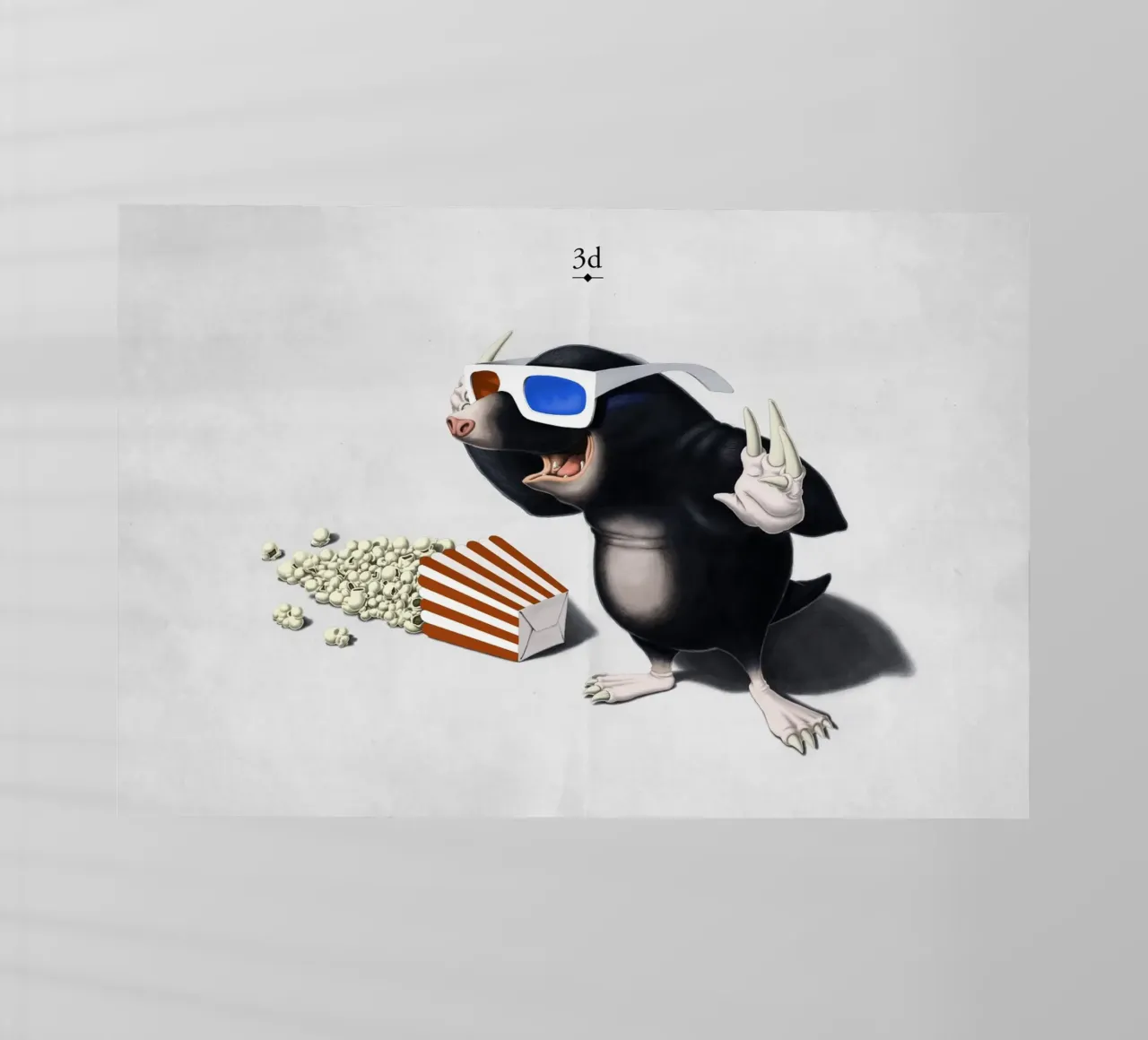 3D (Titled) pellicola backlit da Rob Art | Illustration