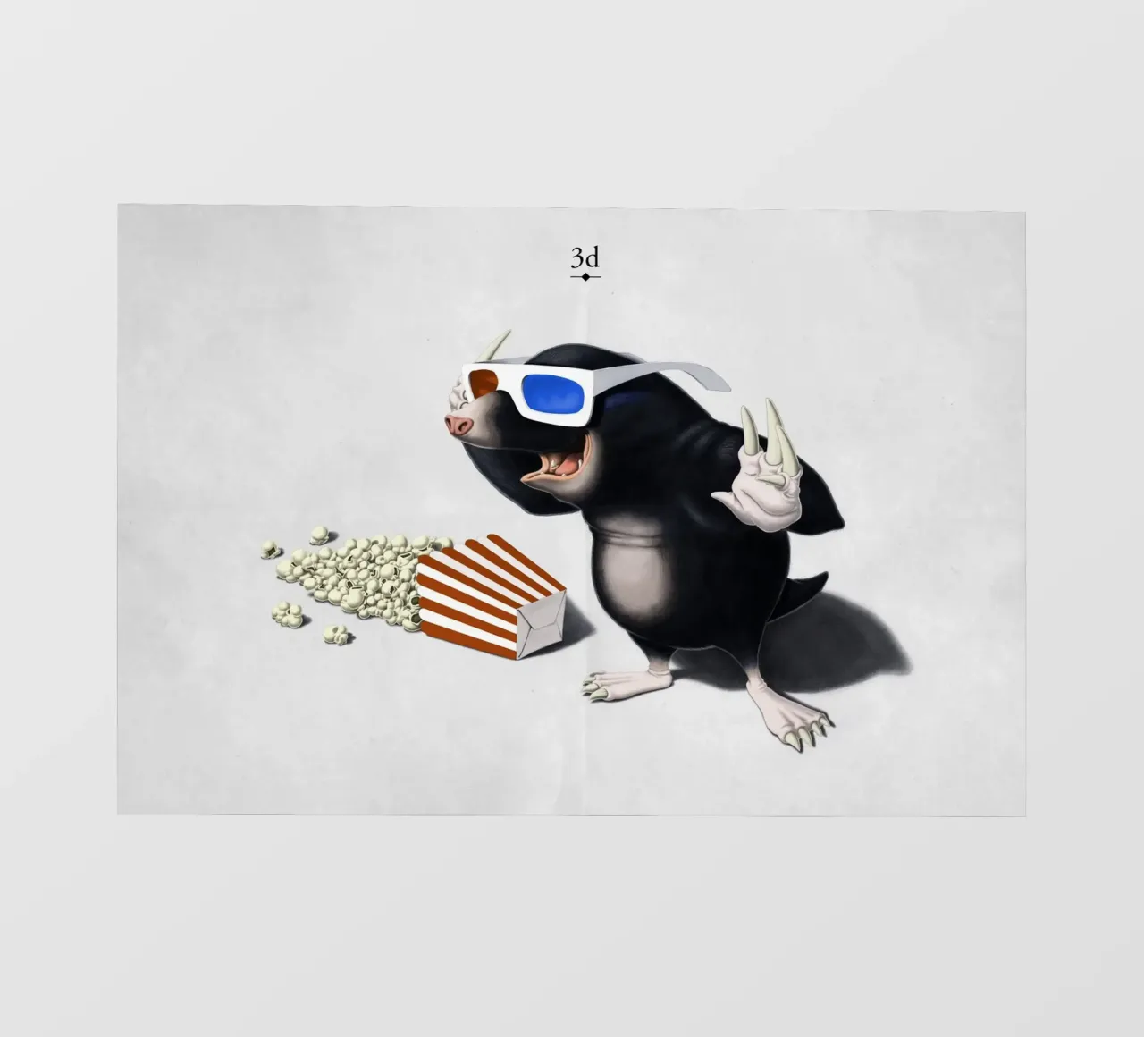 3D (Titled) pellicola backlit da Rob Art | Illustration