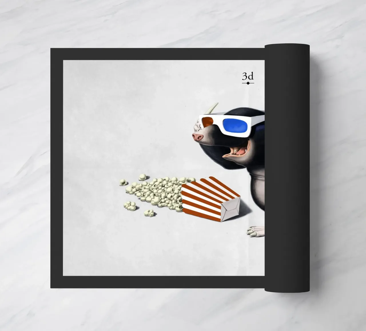 3D (Titled) zerbino da Rob Art | Illustration