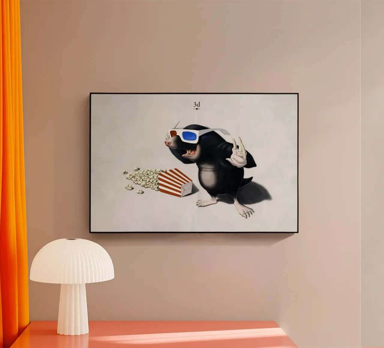 3D (Titled) plexiglass da Rob Art | Illustration