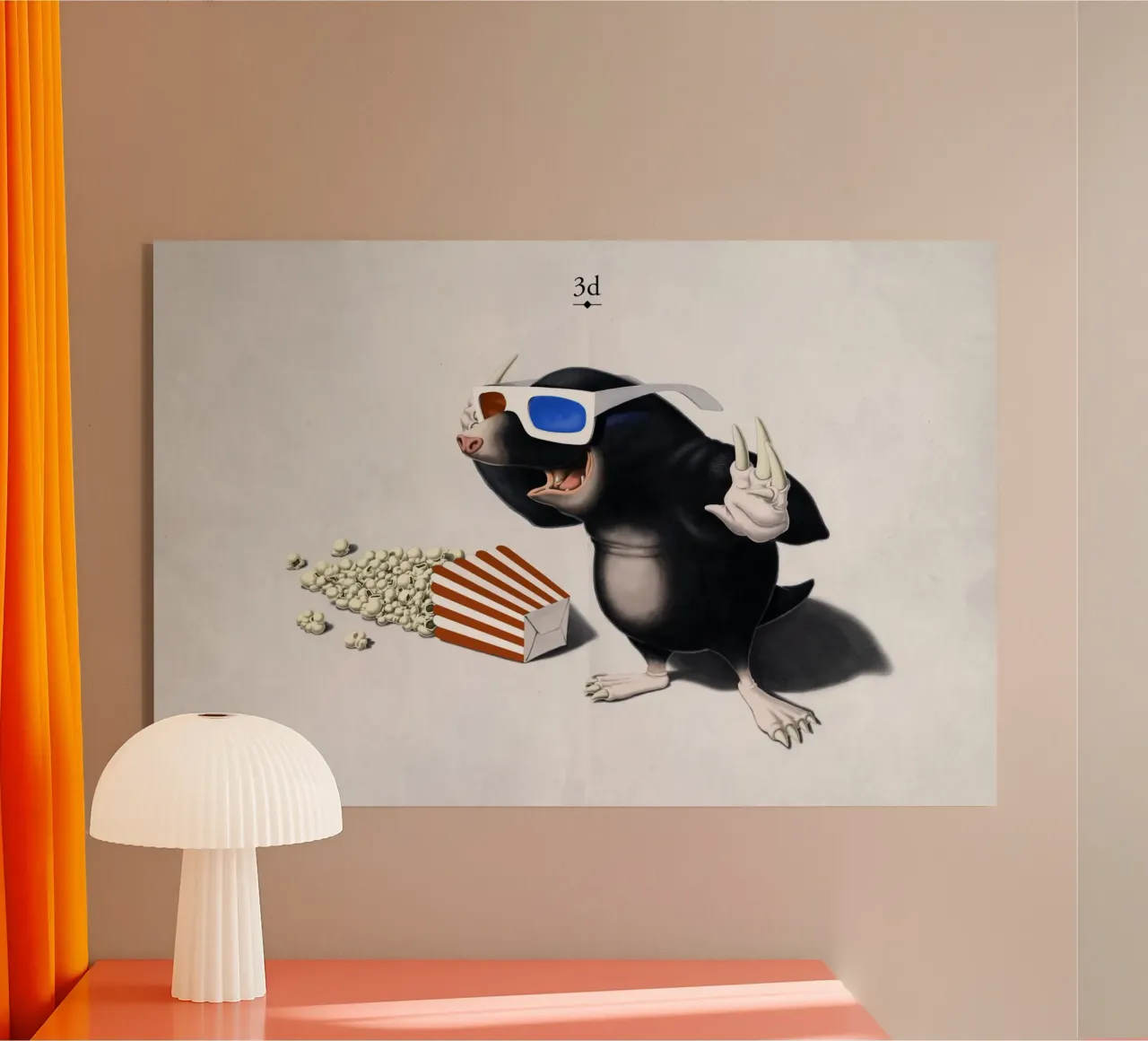 3D (Titled) plexiglass da Rob Art | Illustration