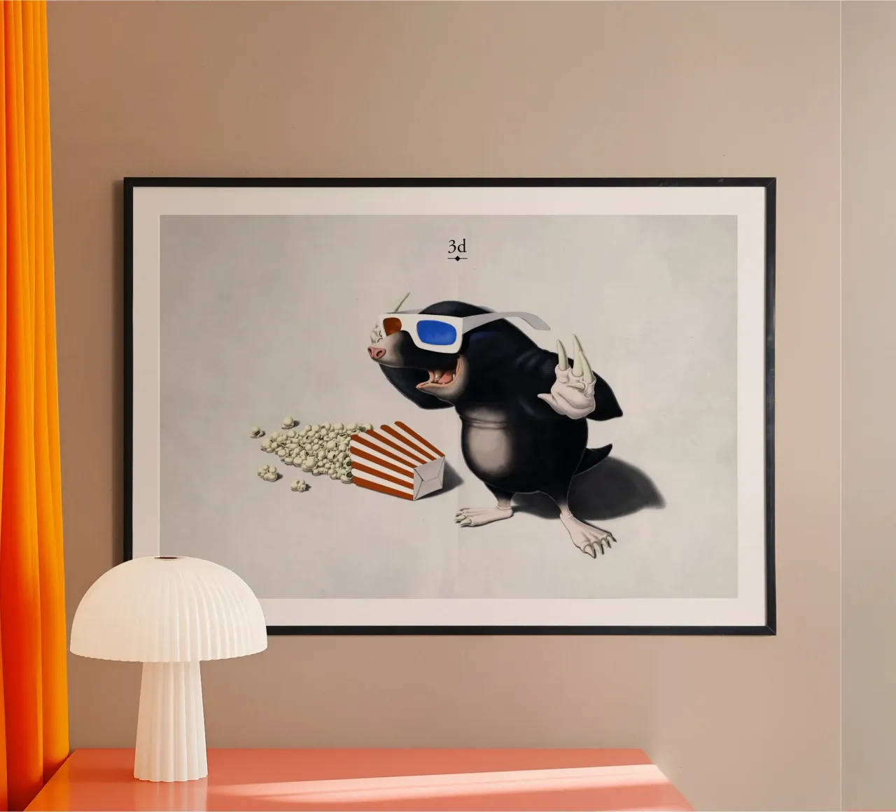 3D (Titled) poster da Rob Art | Illustration