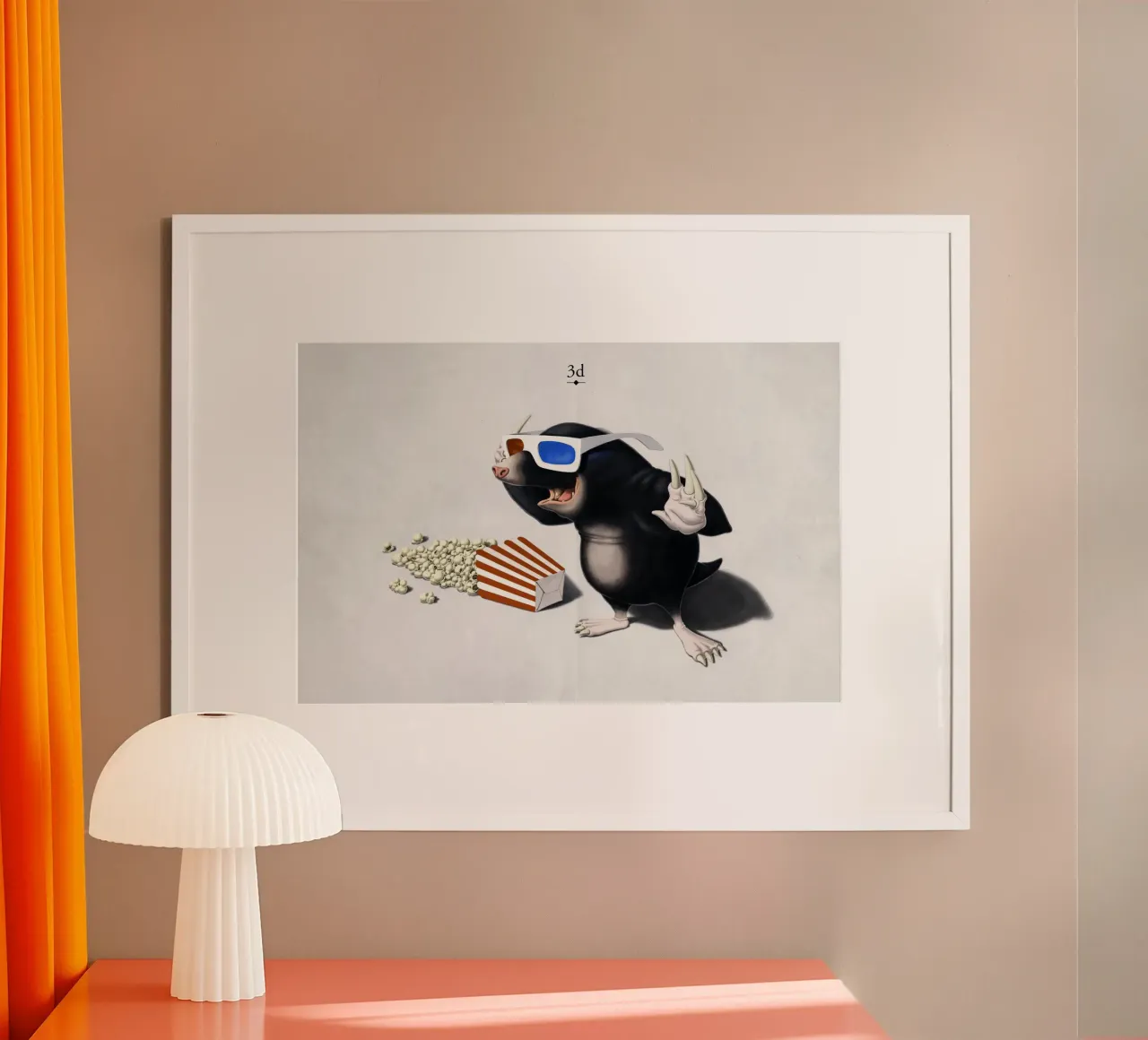 3D (Titled) poster da Rob Art | Illustration