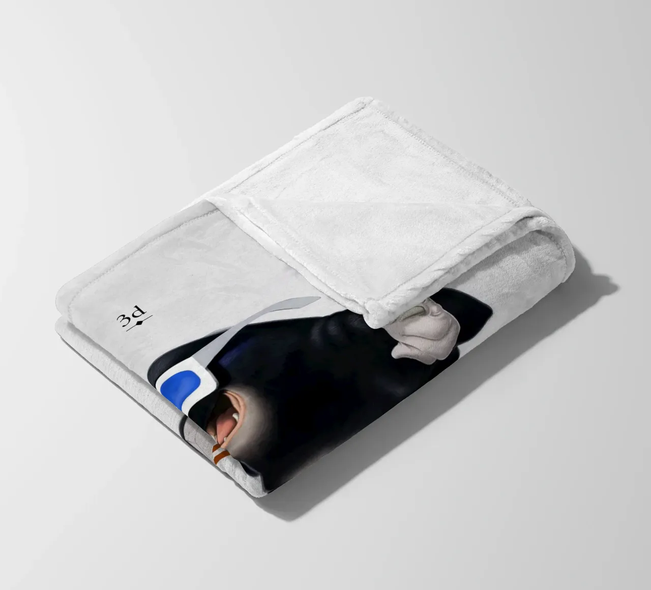 3D (Titled) coperta in pile da Rob Art | Illustration