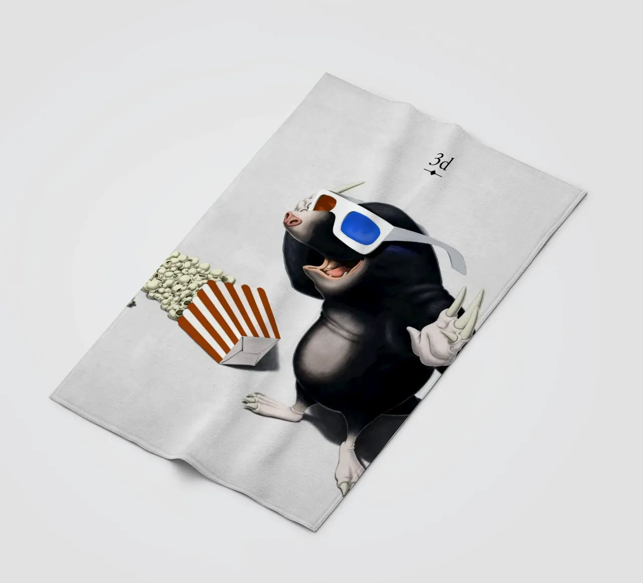 3D (Titled) coperta in pile da Rob Art | Illustration