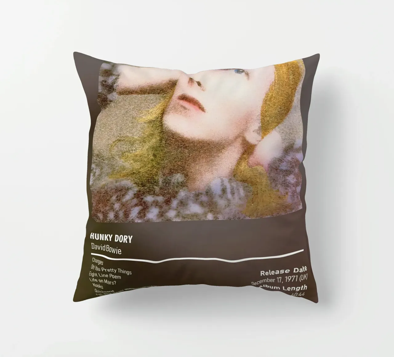 Hunky Dory By David Bowie cuscino da DGUnder