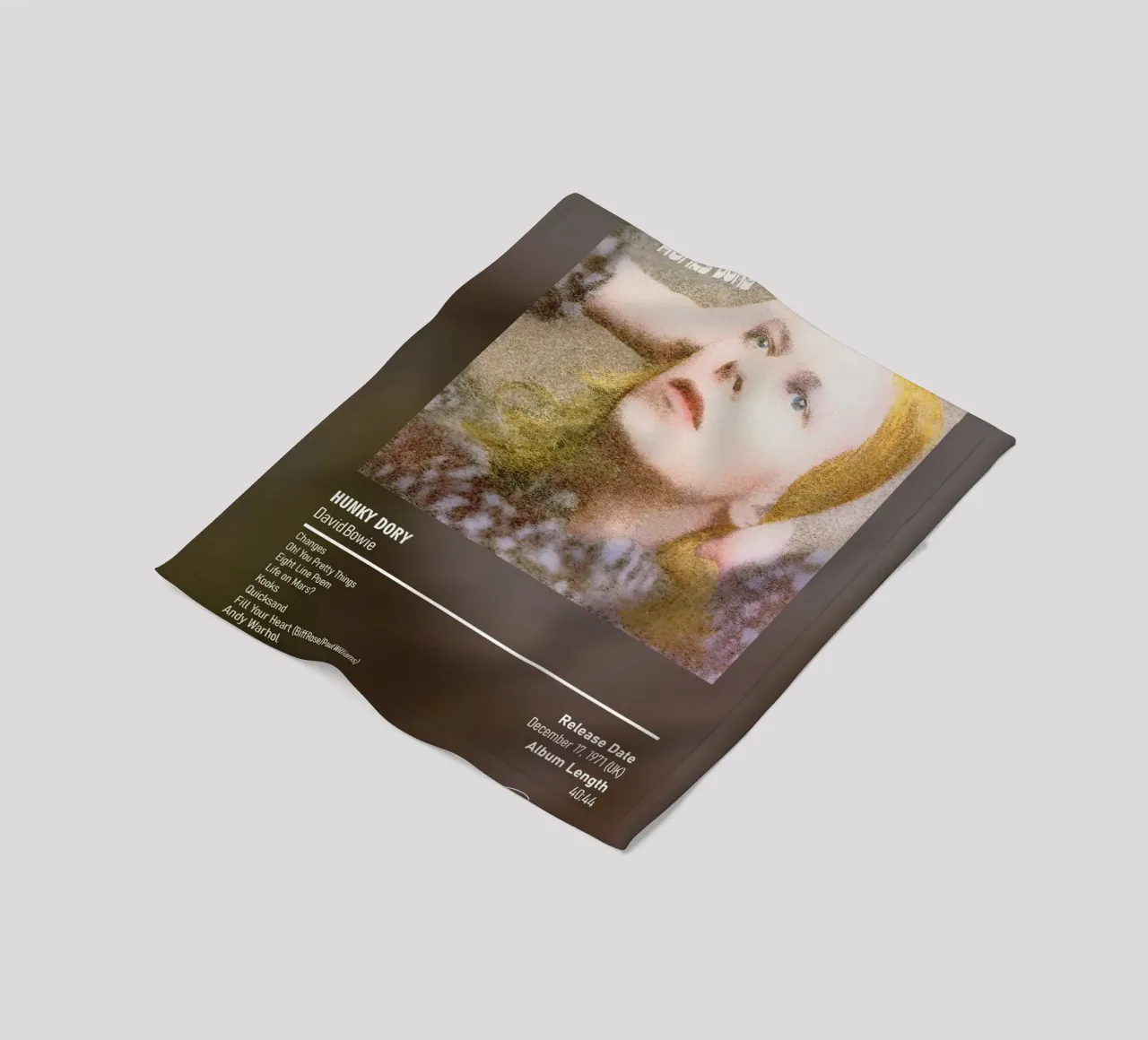 Hunky Dory By David Bowie coperta in pile da DGUnder