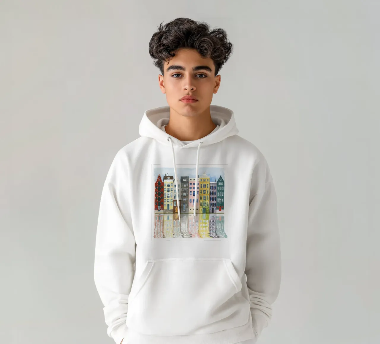 Quartiere II - Grace Popp felpa con cappuccio da medineprint