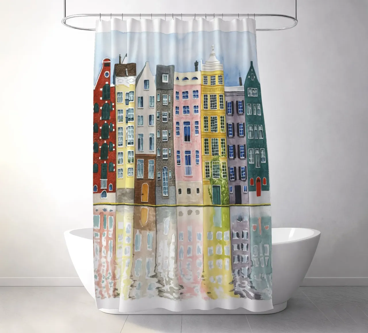 Quartiere II - Grace Popp tenda da doccia da medineprint