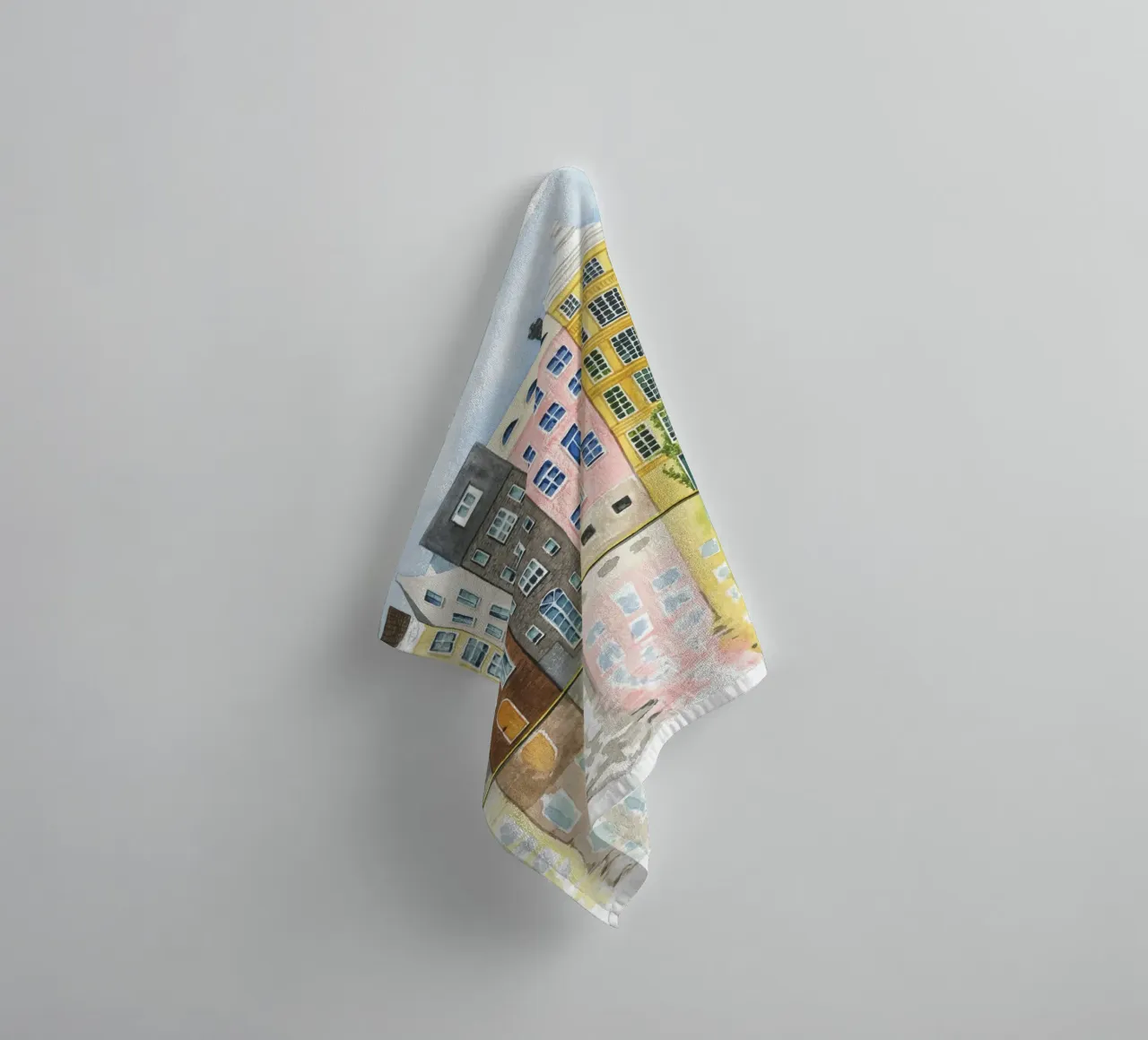 Quartiere II - Grace Popp asciugamano da bagno da medineprint