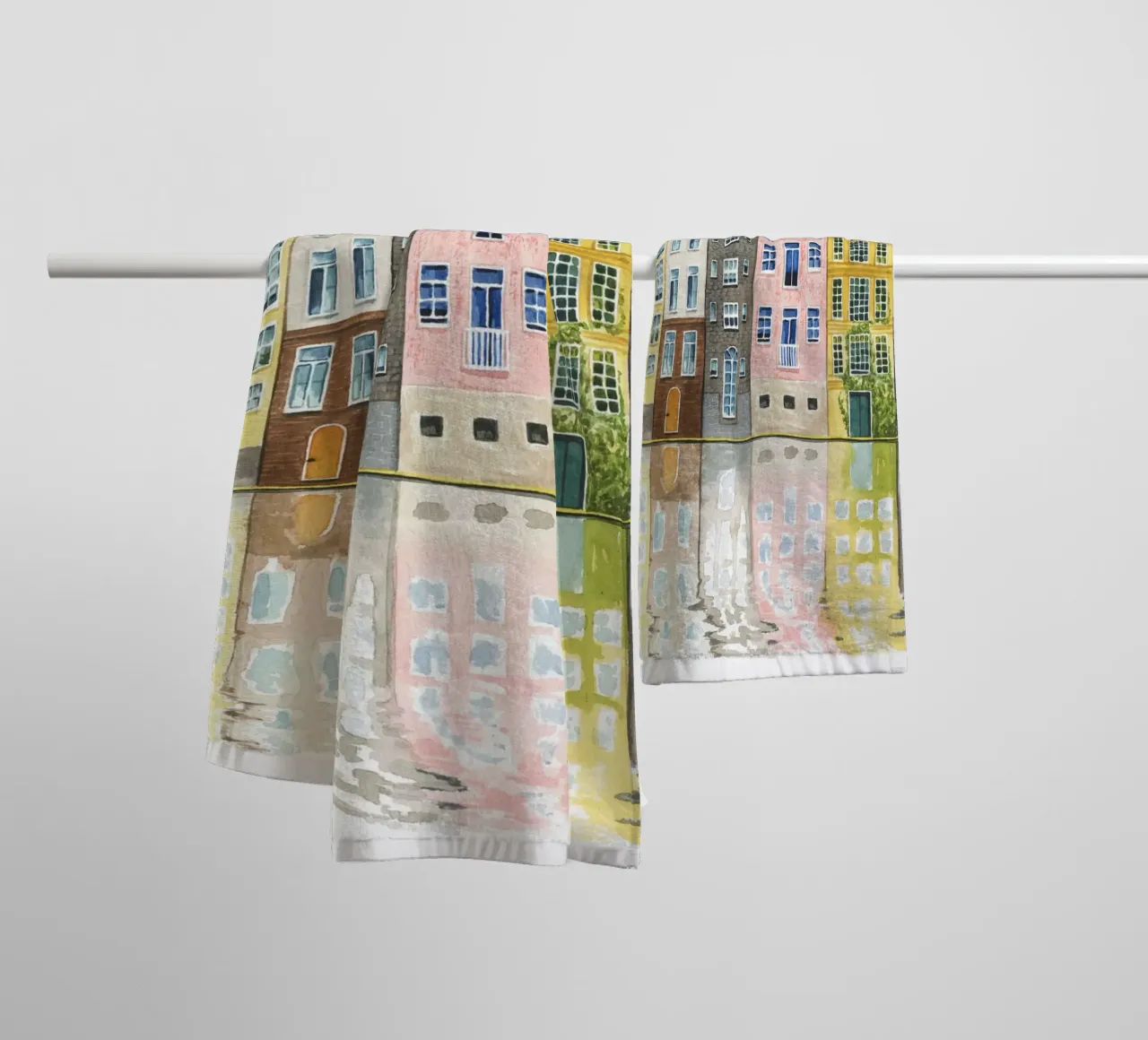 Quartiere II - Grace Popp asciugamano da bagno da medineprint