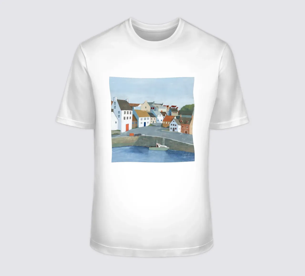 Vecchia città di mare I - Grace Popp t-shirt da medineprint