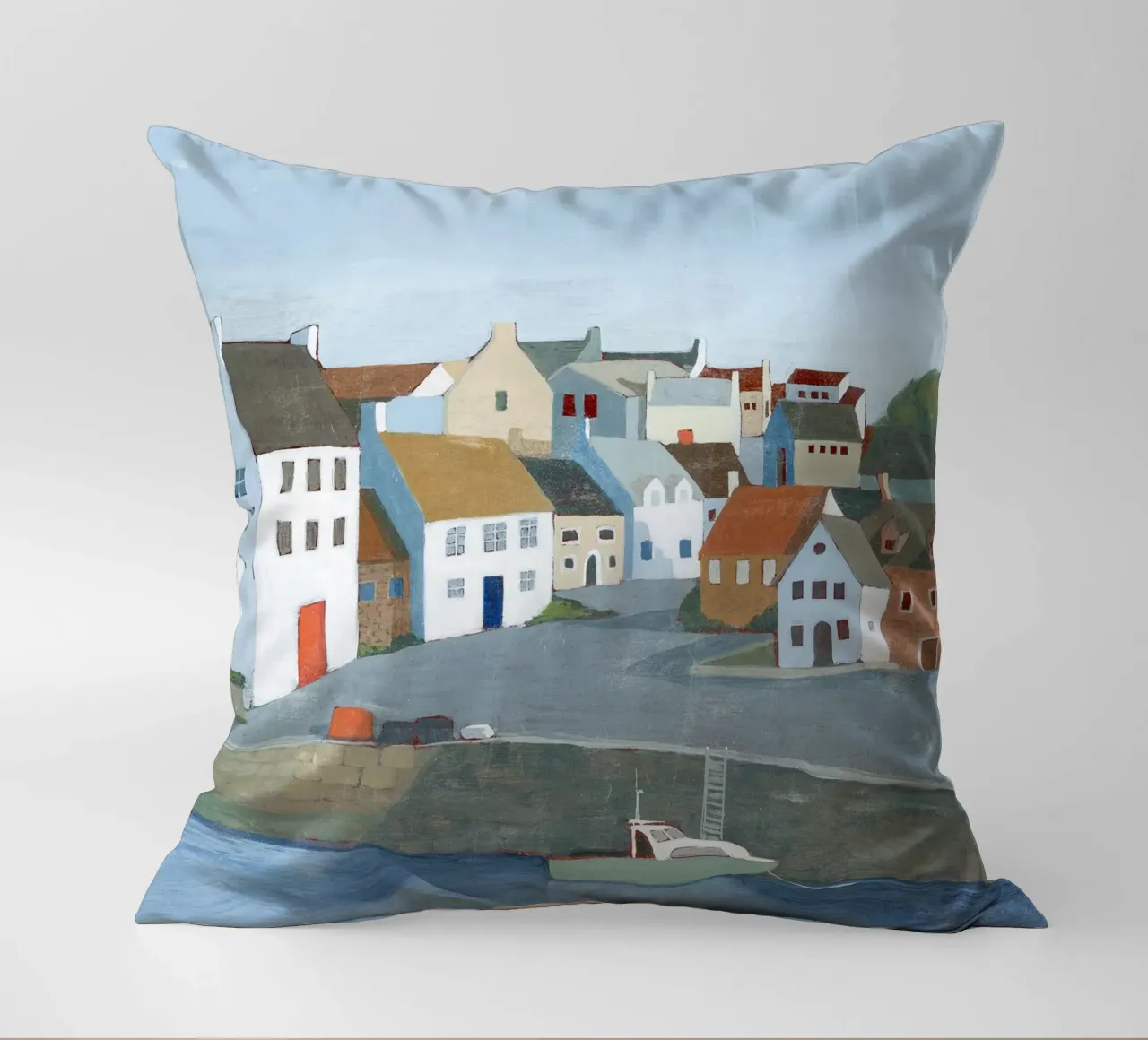 Vecchia città di mare I - Grace Popp cuscino da medineprint