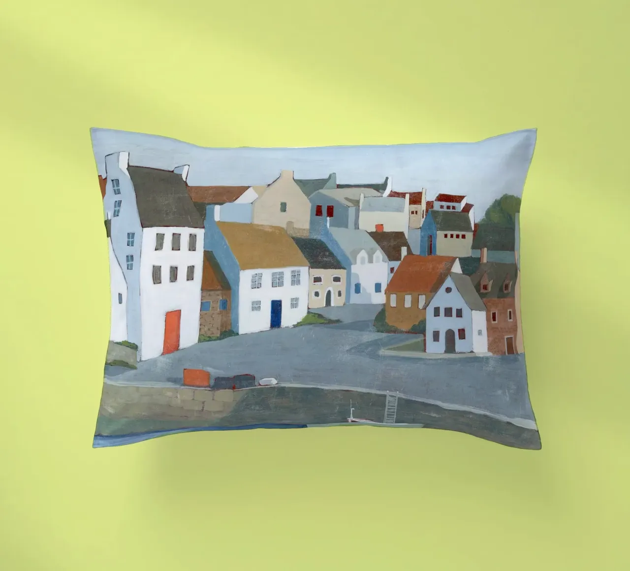 Vecchia città di mare I - Grace Popp cuscino da medineprint