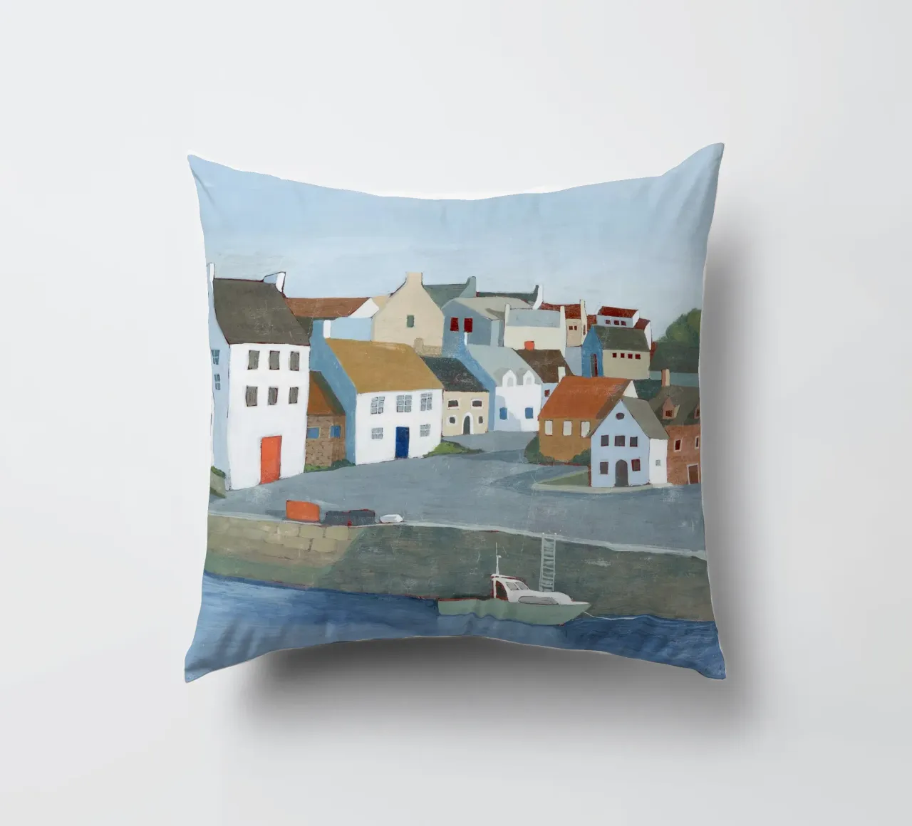 Vecchia città di mare I - Grace Popp cuscino da medineprint
