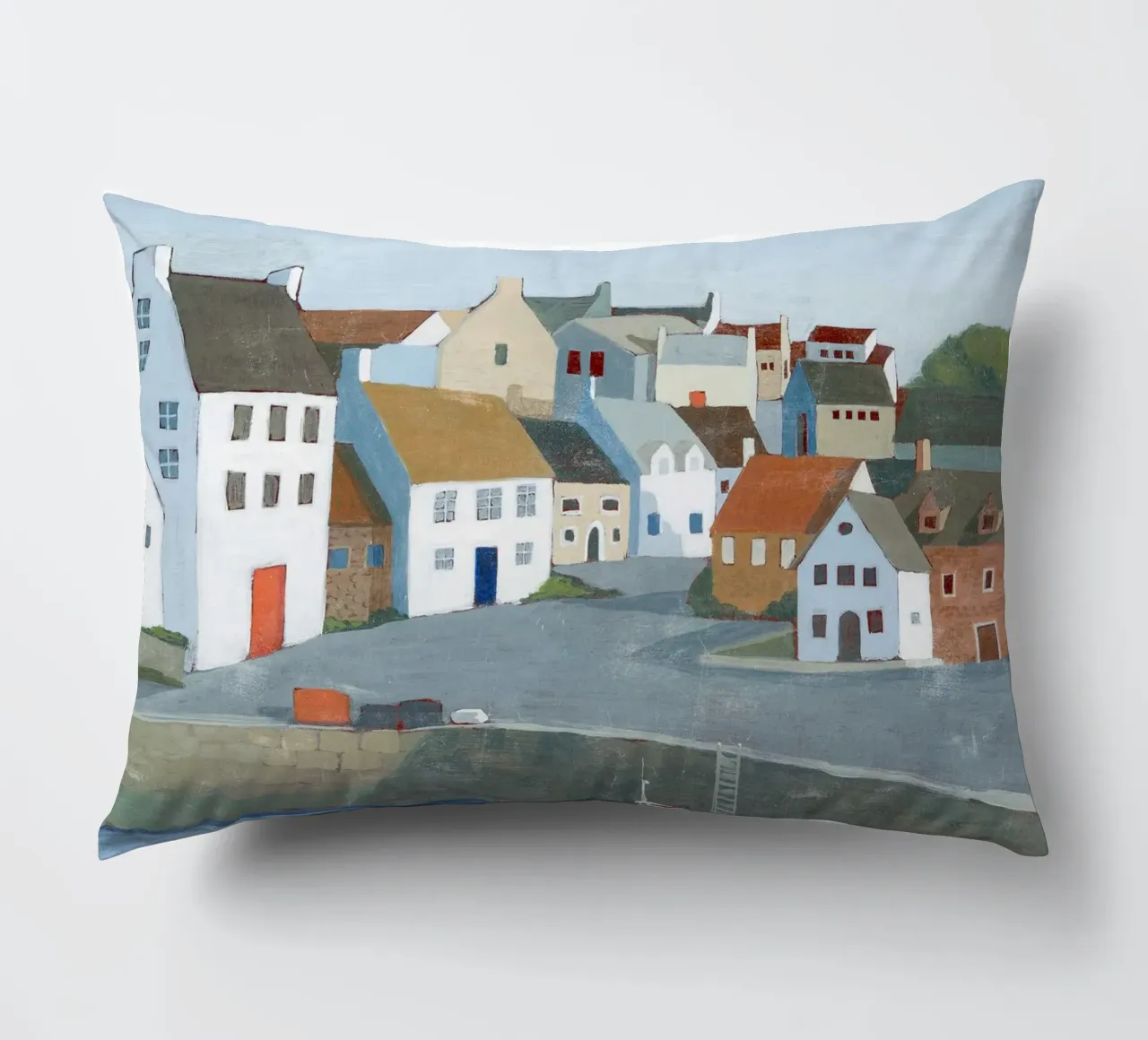 Vecchia città di mare I - Grace Popp cuscino da medineprint