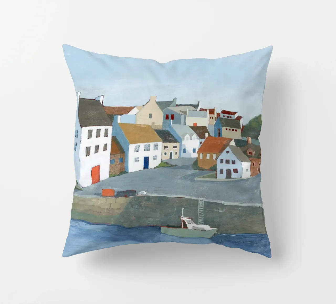 Vecchia città di mare I - Grace Popp cuscino da medineprint