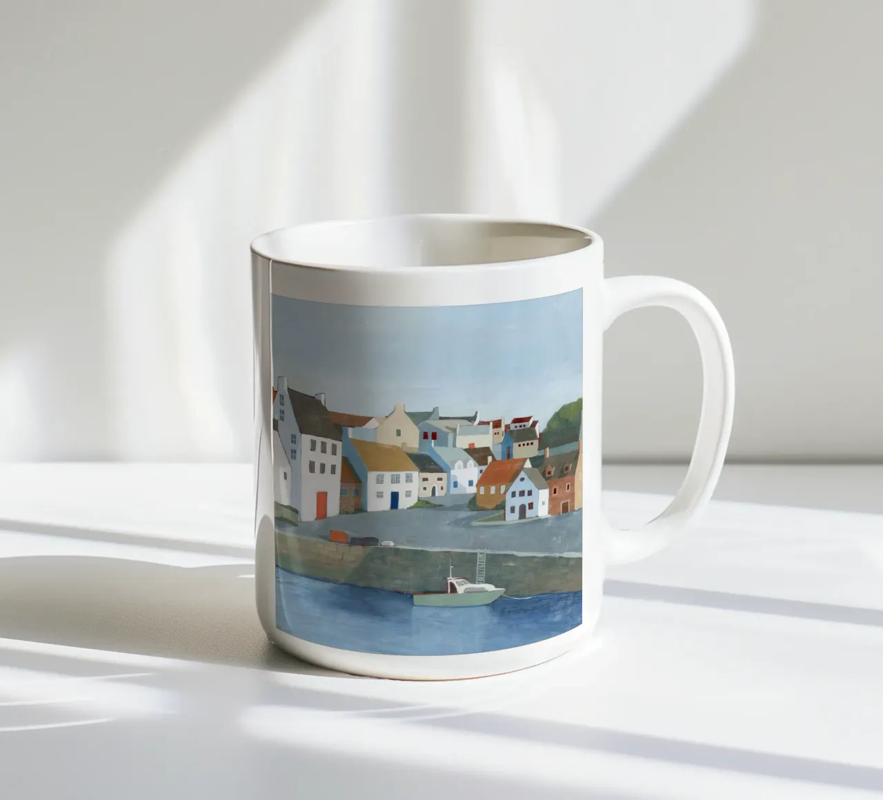 Vecchia città di mare I - Grace Popp tazza in ceramica da medineprint