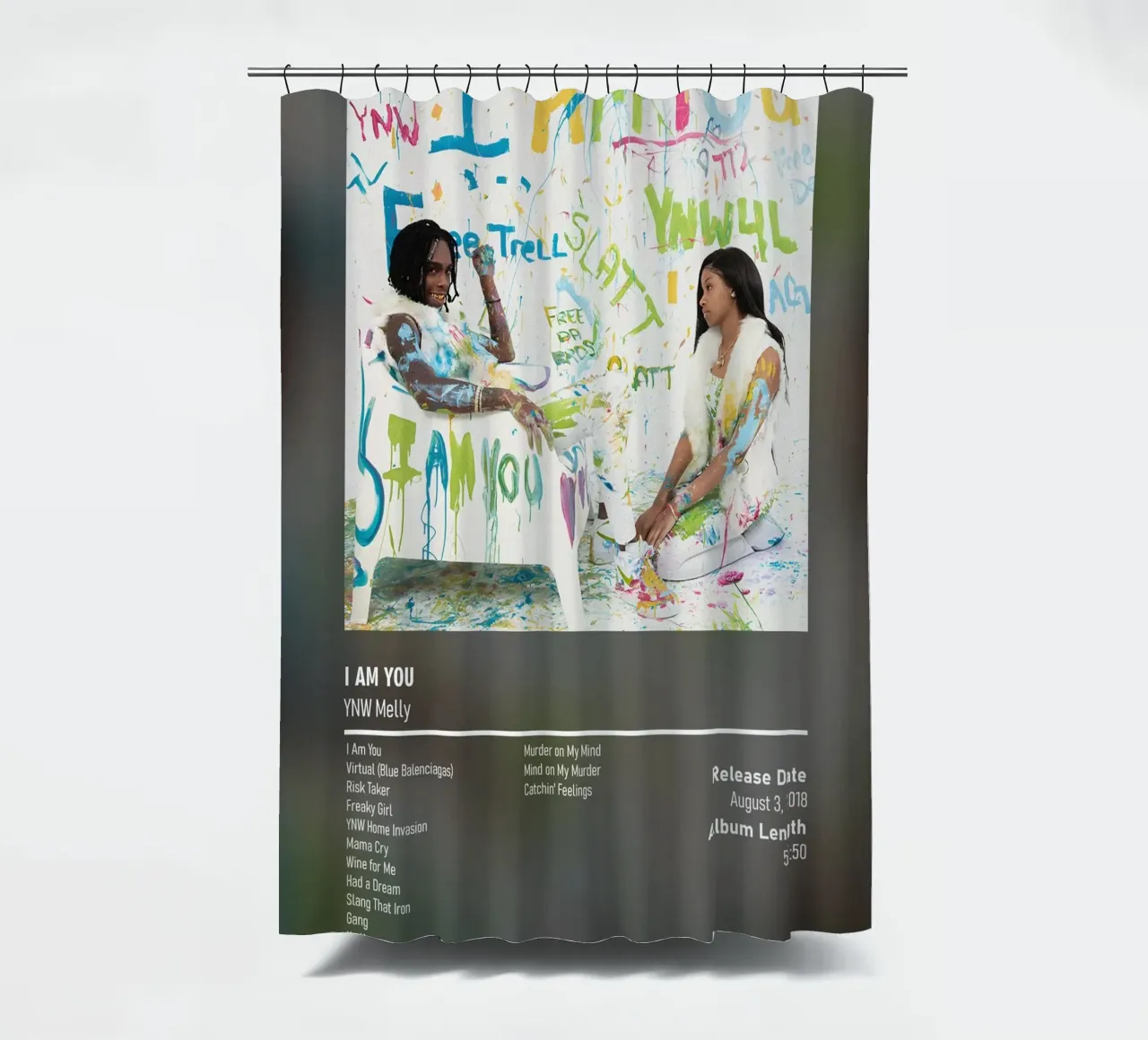 I Am You By YNW Melly shower curtain by DGUnder
