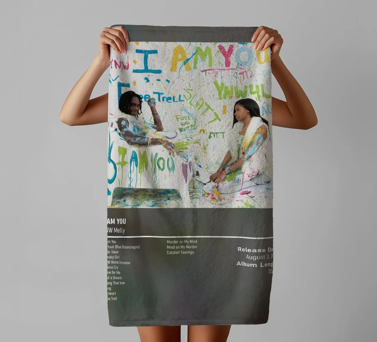 I Am You By YNW Melly asciugamano da bagno da DGUnder