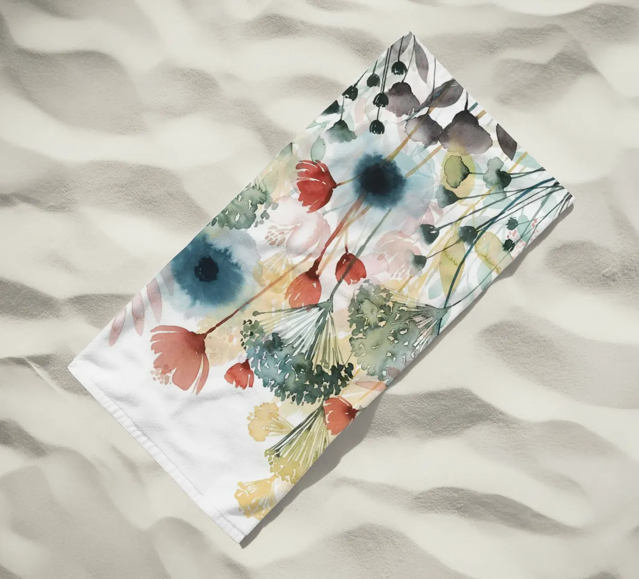 Zonnige Inzicht print - Grace Popp strandhanddoek van medineprint