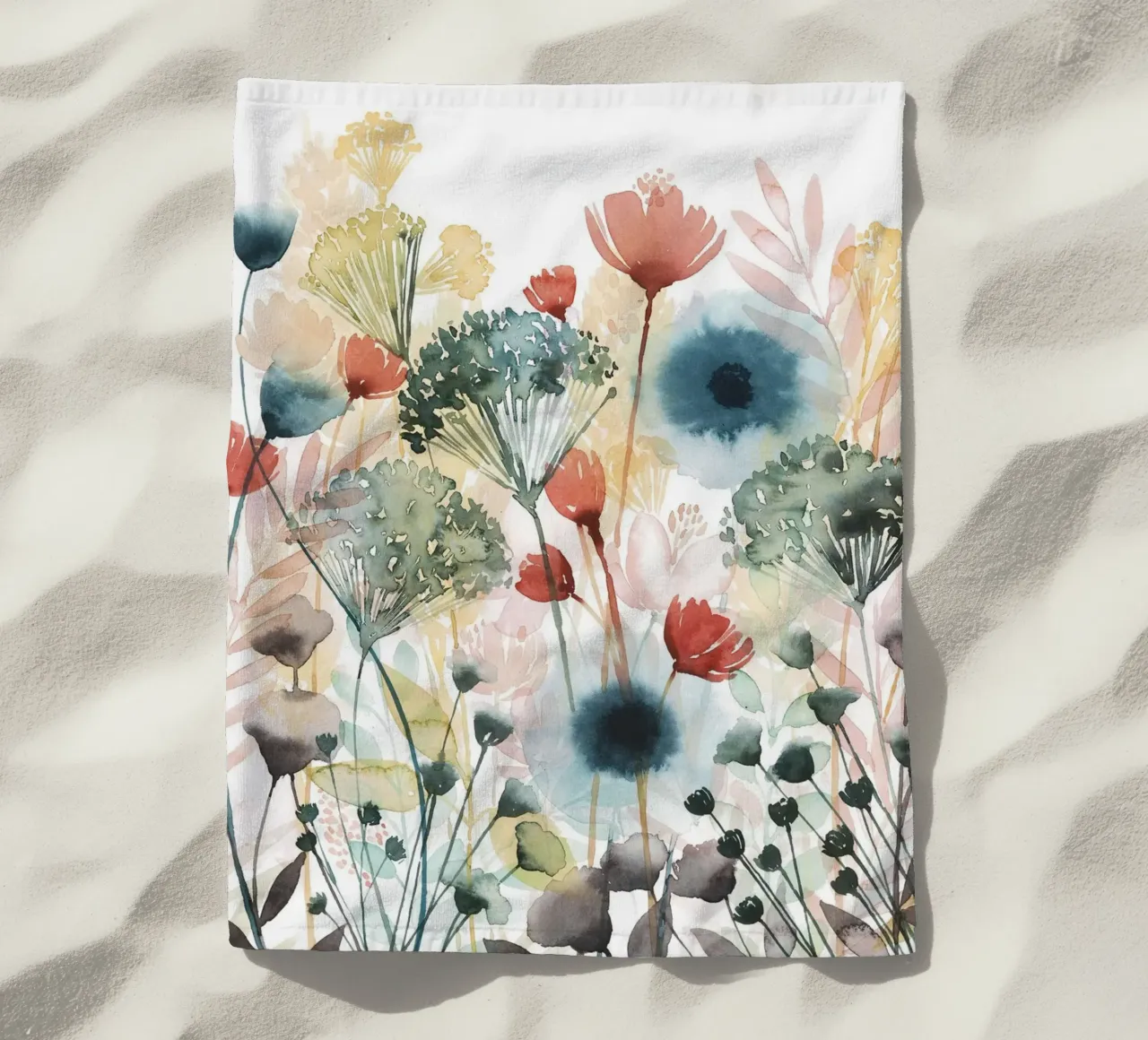 Zonnige Inzicht print - Grace Popp strandhanddoek van medineprint