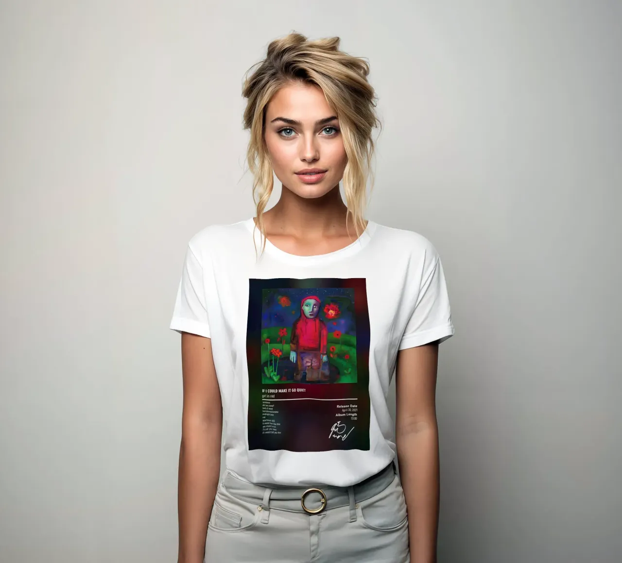 if i could make it go quiet (2021) by girl in red t-shirt da donna da DGUnder