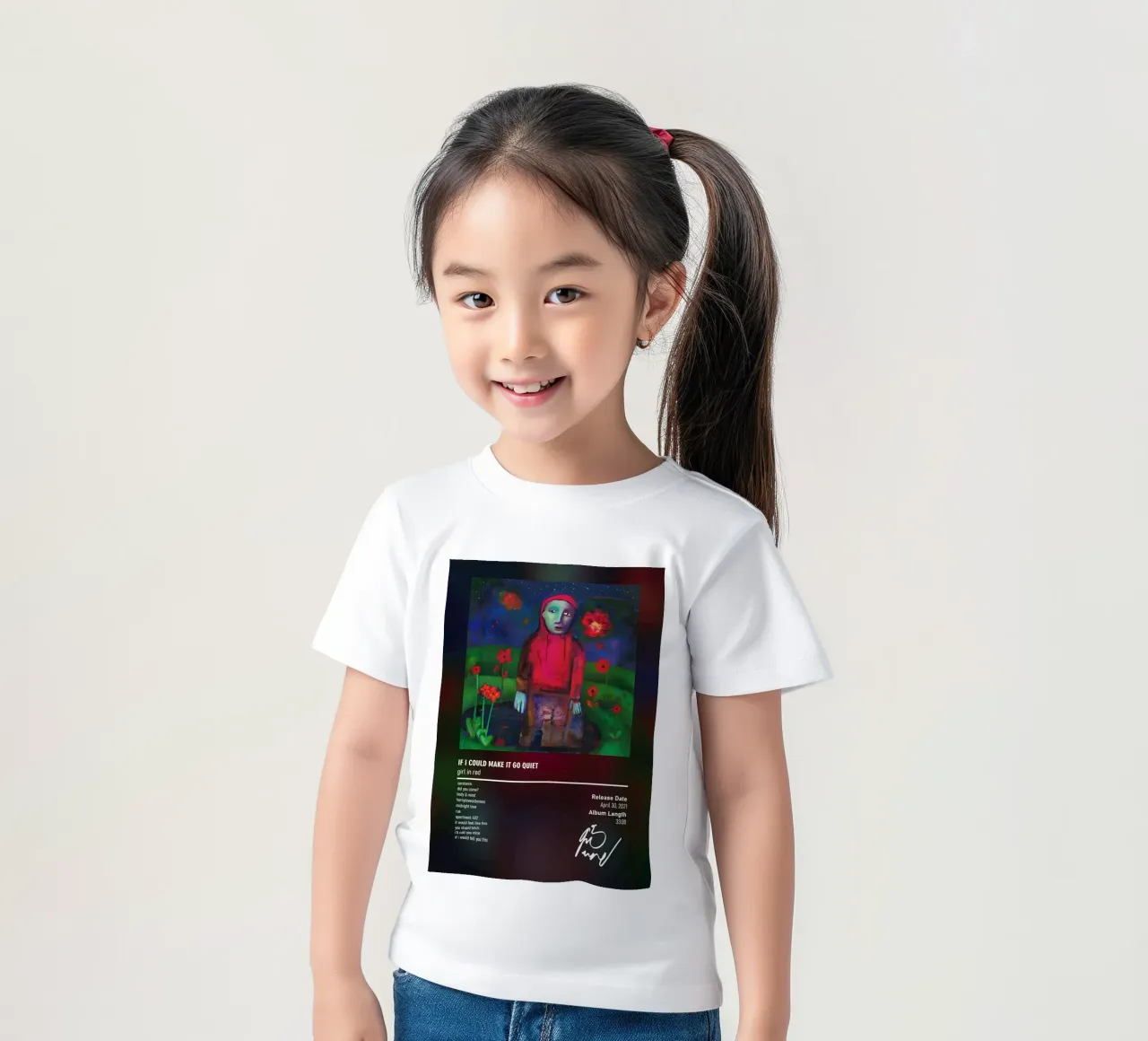 if i could make it go quiet (2021) by girl in red t-shirt bambini da DGUnder