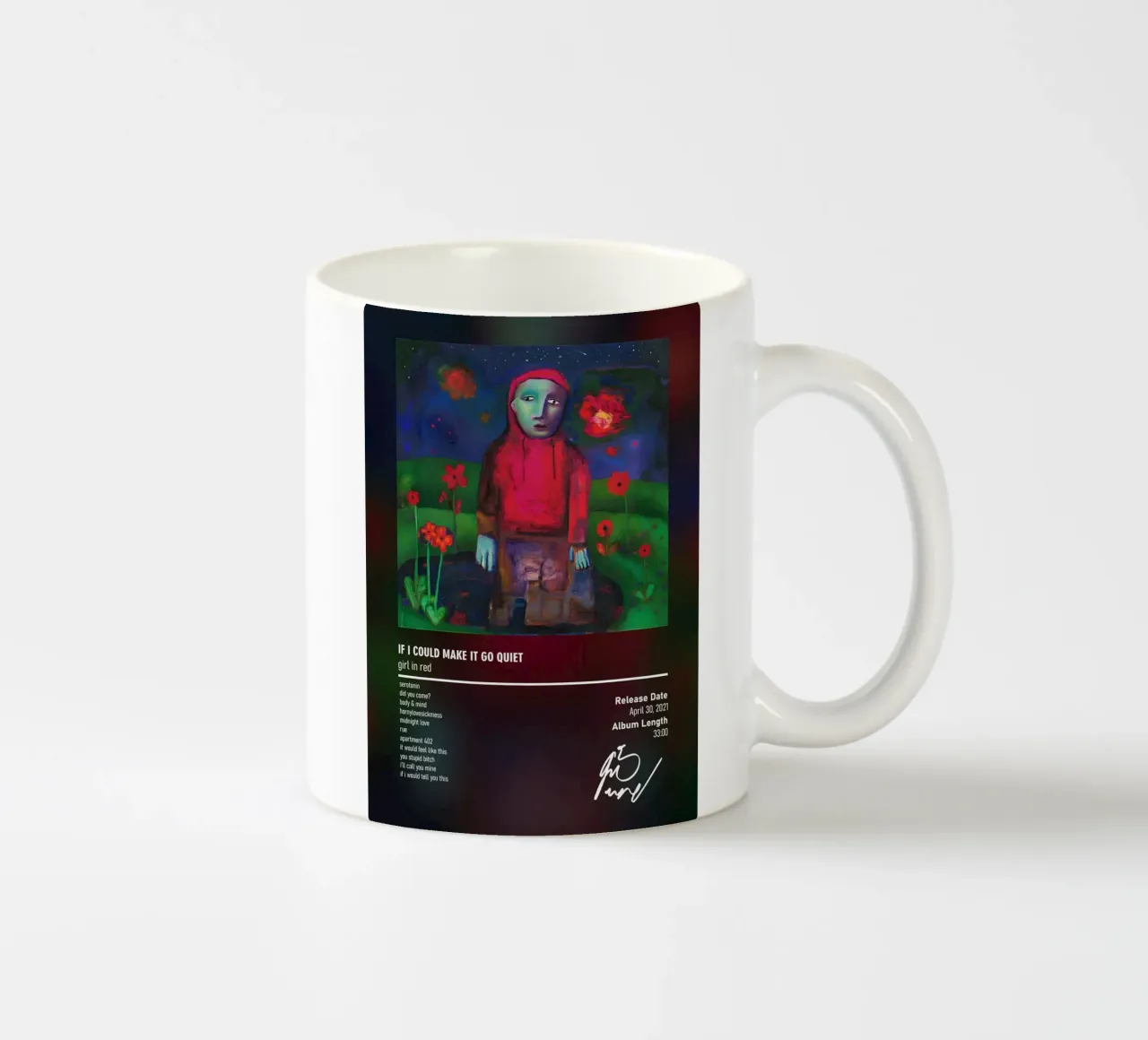if i could make it go quiet (2021) by girl in red Keramik Tasse von DGUnder