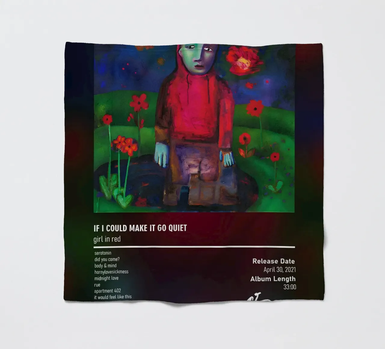 if i could make it go quiet (2021) by girl in red Fleecedecke von DGUnder