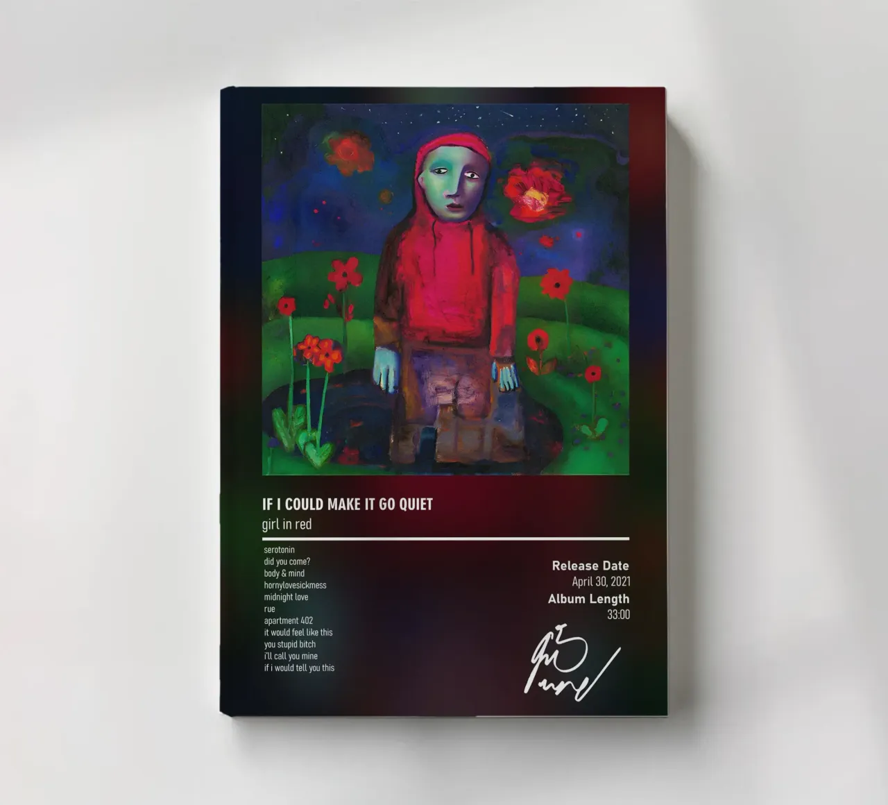 if i could make it go quiet (2021) by girl in red carnet de notes de DGUnder
